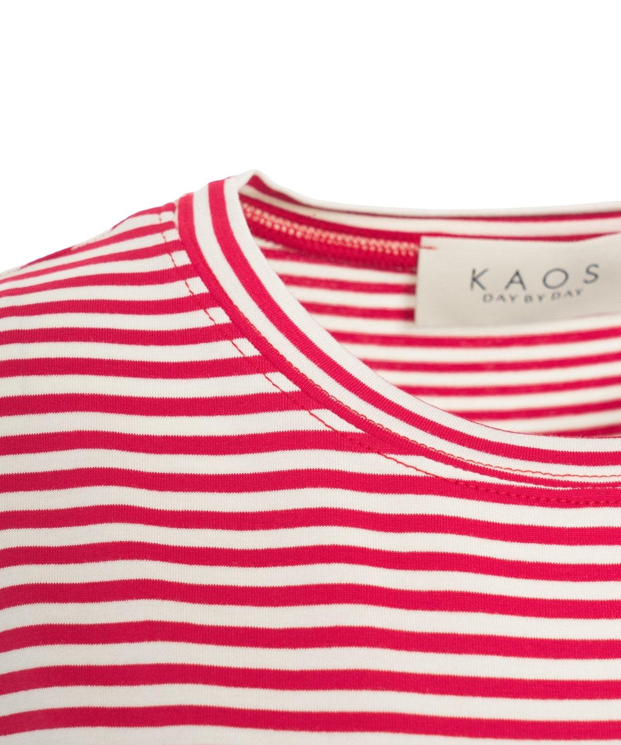 Striped viscose t-shirt Product Image