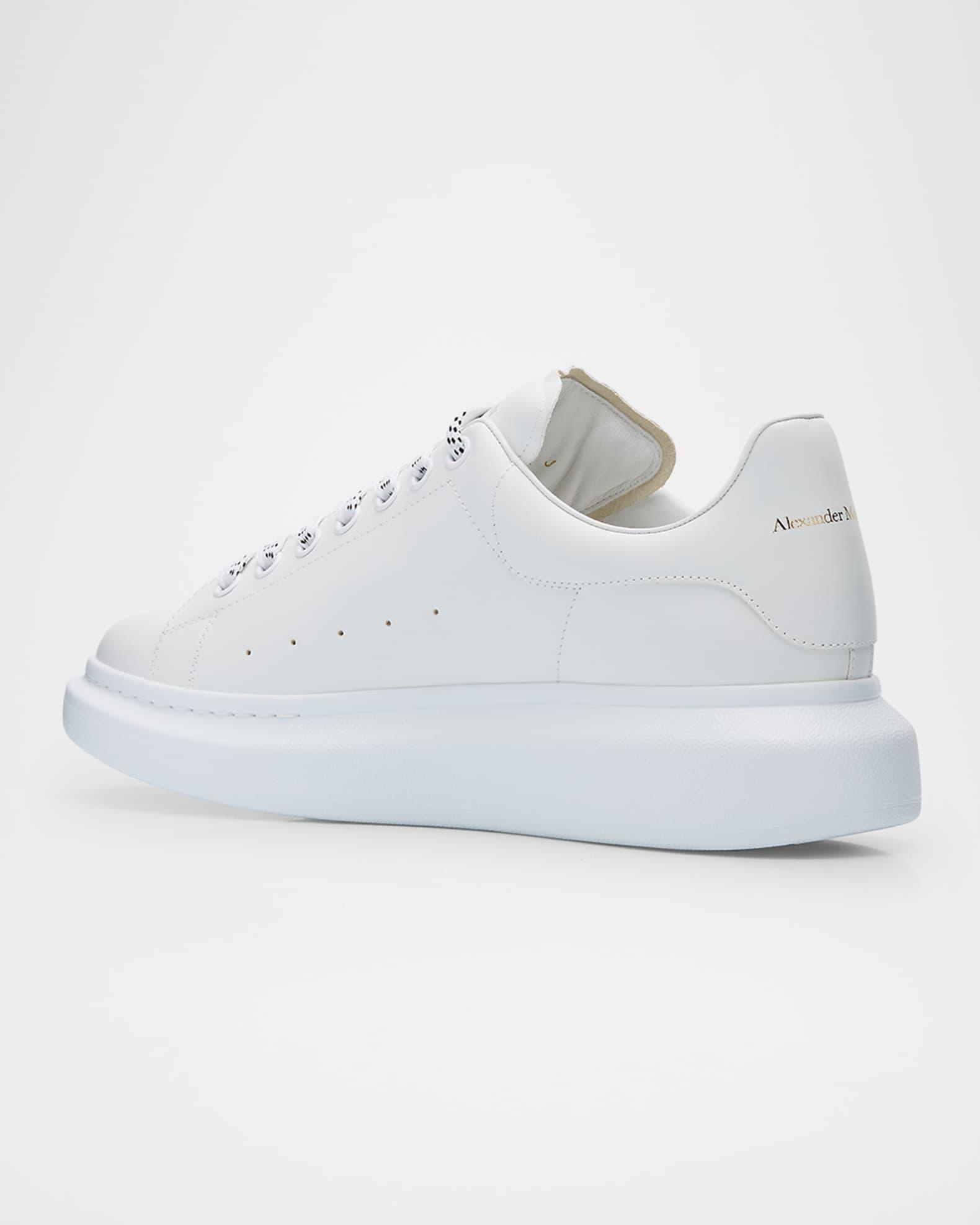 Mens Oversized Leather Platform Sneakers Product Image