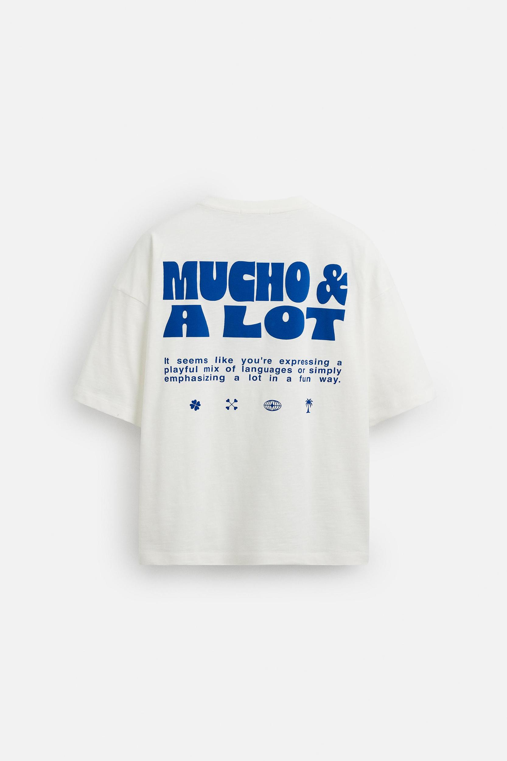 PRINTED TEXT T-SHIRT Product Image