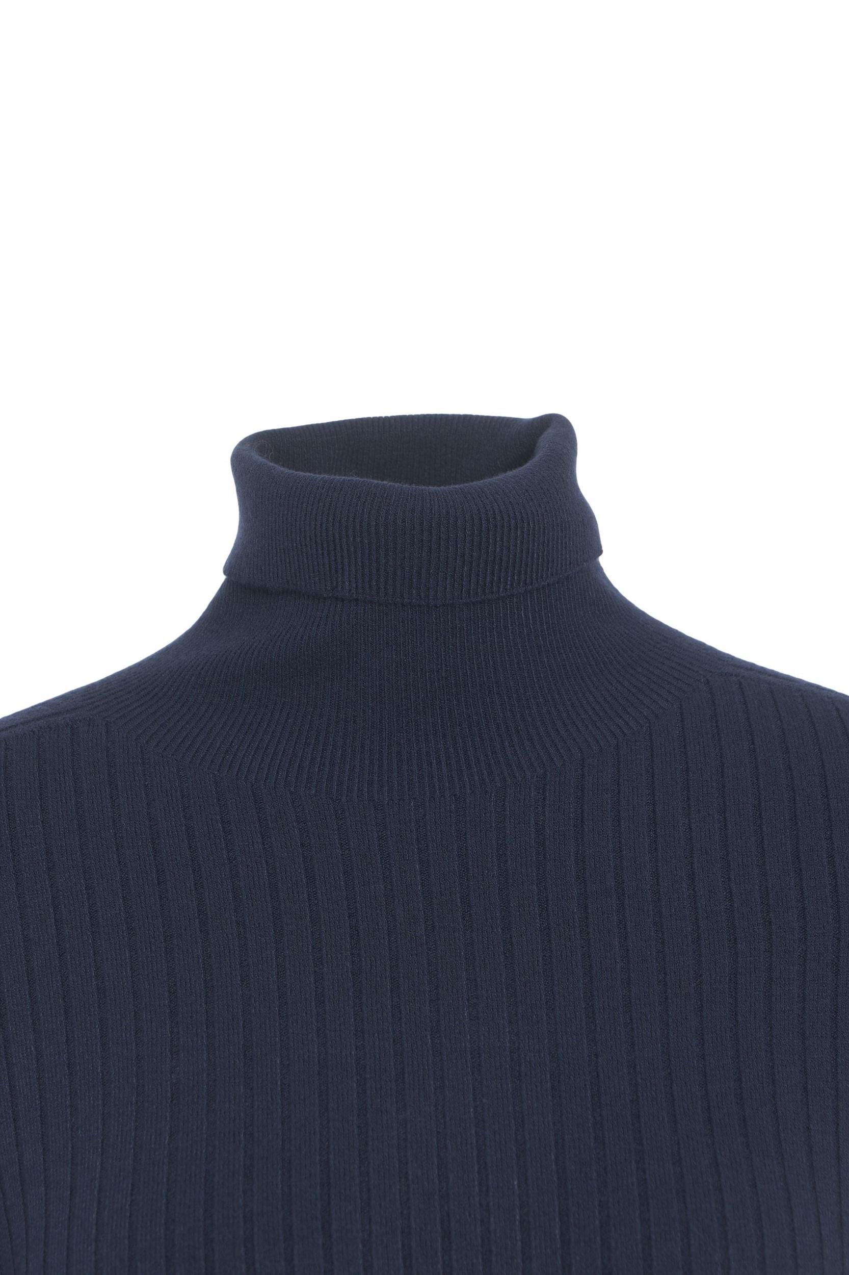 Turtleneck knit sweater Product Image