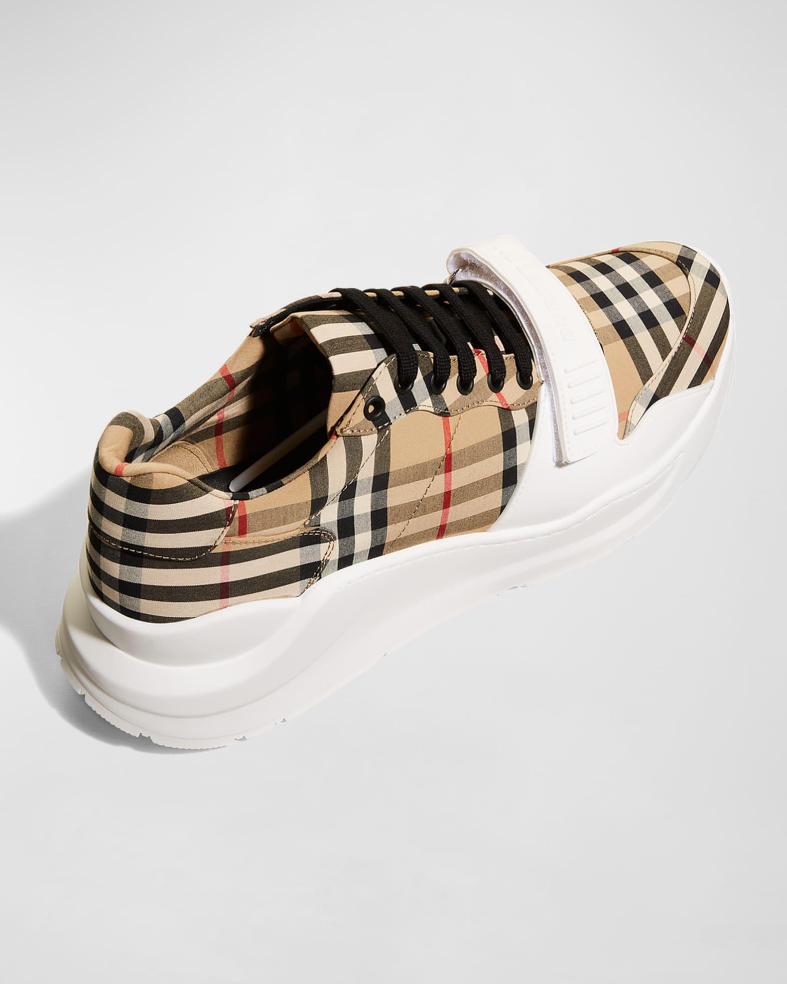 Men's Regis Check Trainer Sneakers Product Image