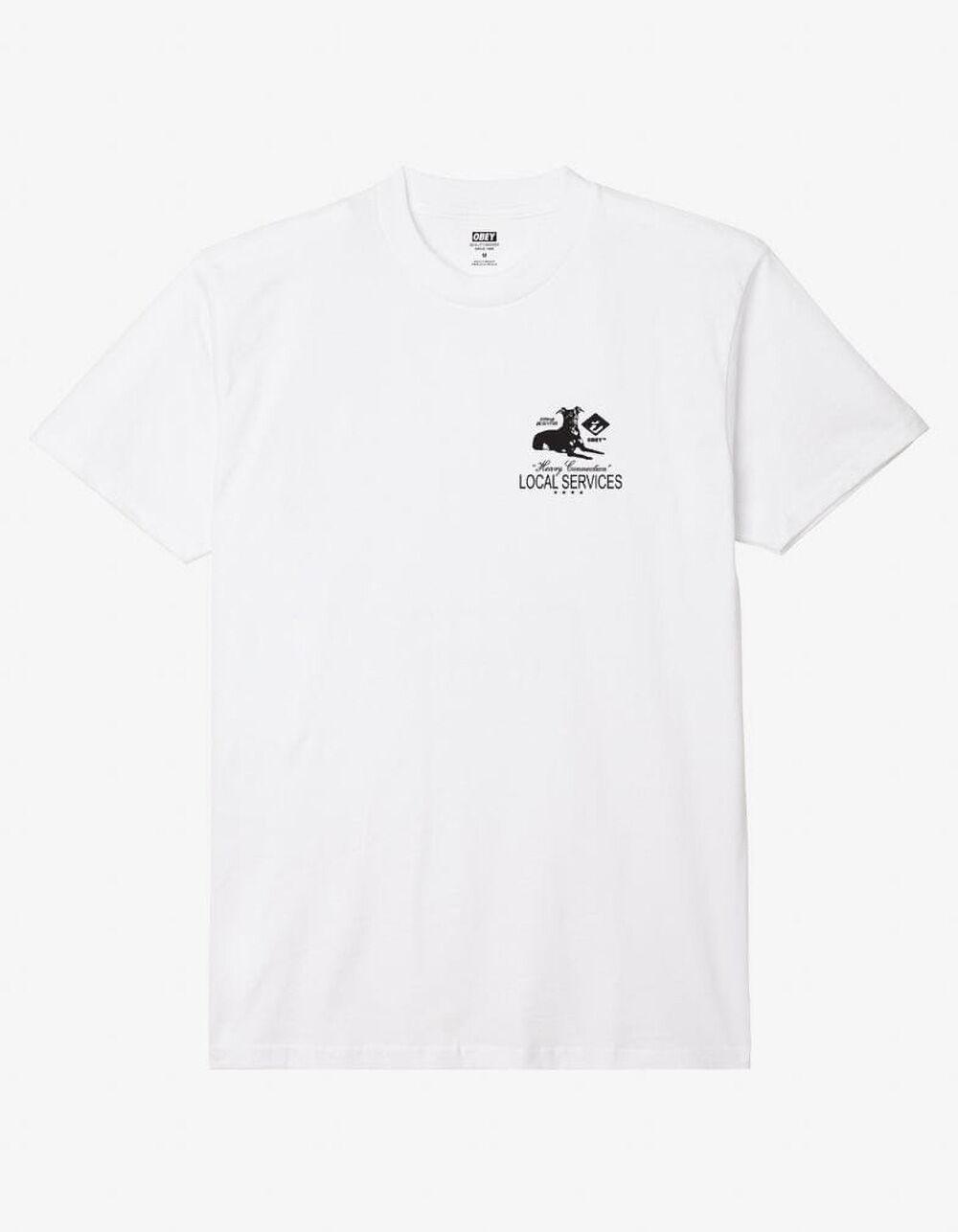 OBEY Heavy Connection Mens Tee - WHITE Product Image