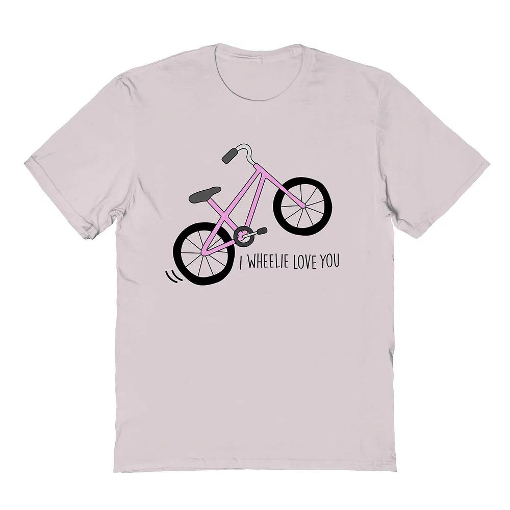 Men's I Wheelie Love You Valentine's Day Graphic Tee, Adult Unisex,  Product Image