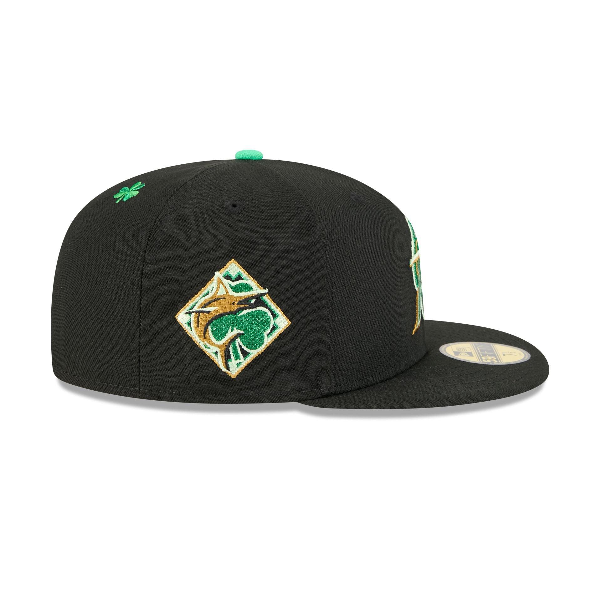 Miami Marlins St. Patrick's Day 2026 59FIFTY Fitted Hat Male Product Image