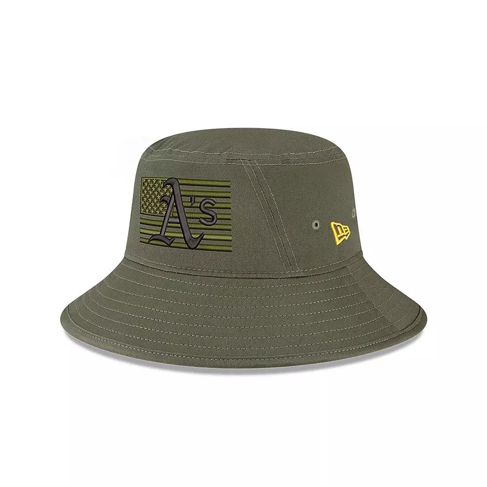 Men's New Era Green Oakland Athletics 2023 Armed Forces Day Bucket Hat,  Product Image