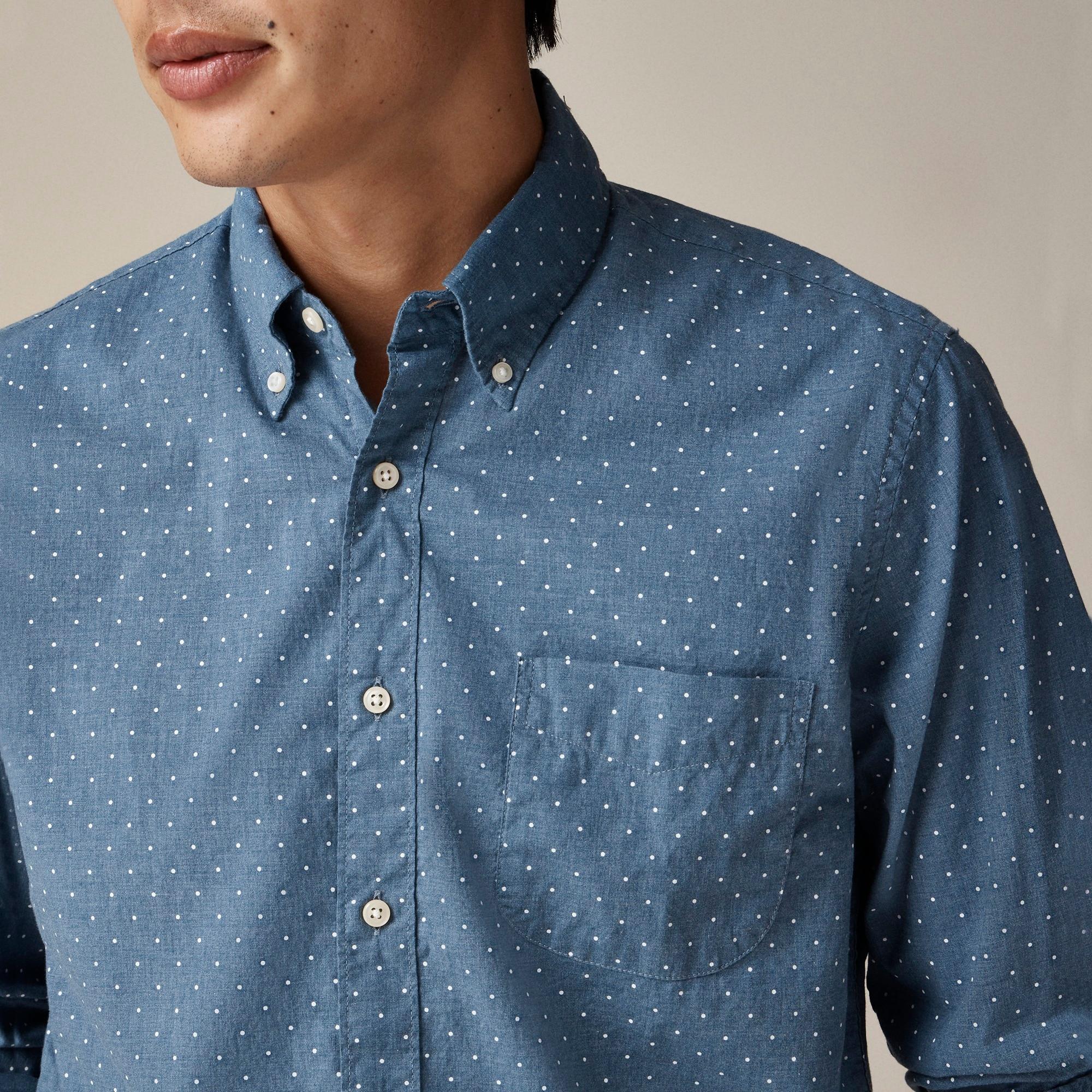 Relaxed Secret Wash cotton poplin shirt Product Image