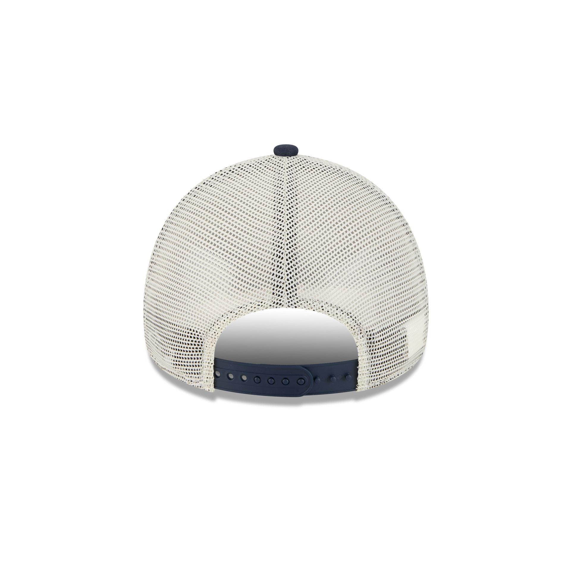 Texas Rangers Navy Purple 9FORTY A-Frame Trucker Hat Male Product Image