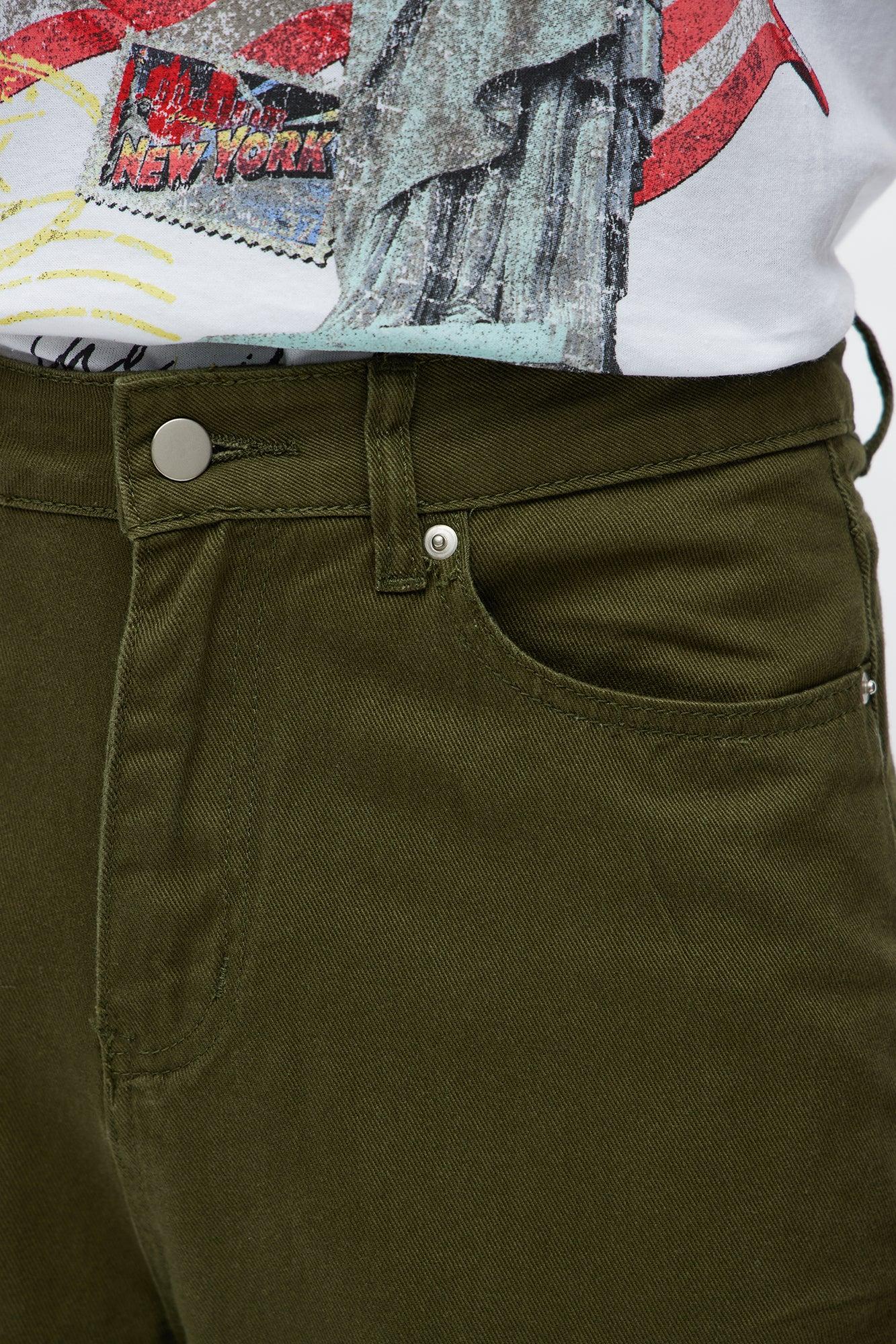 Baggy Don't Play Me Cargo Pants - Olive Male Product Image