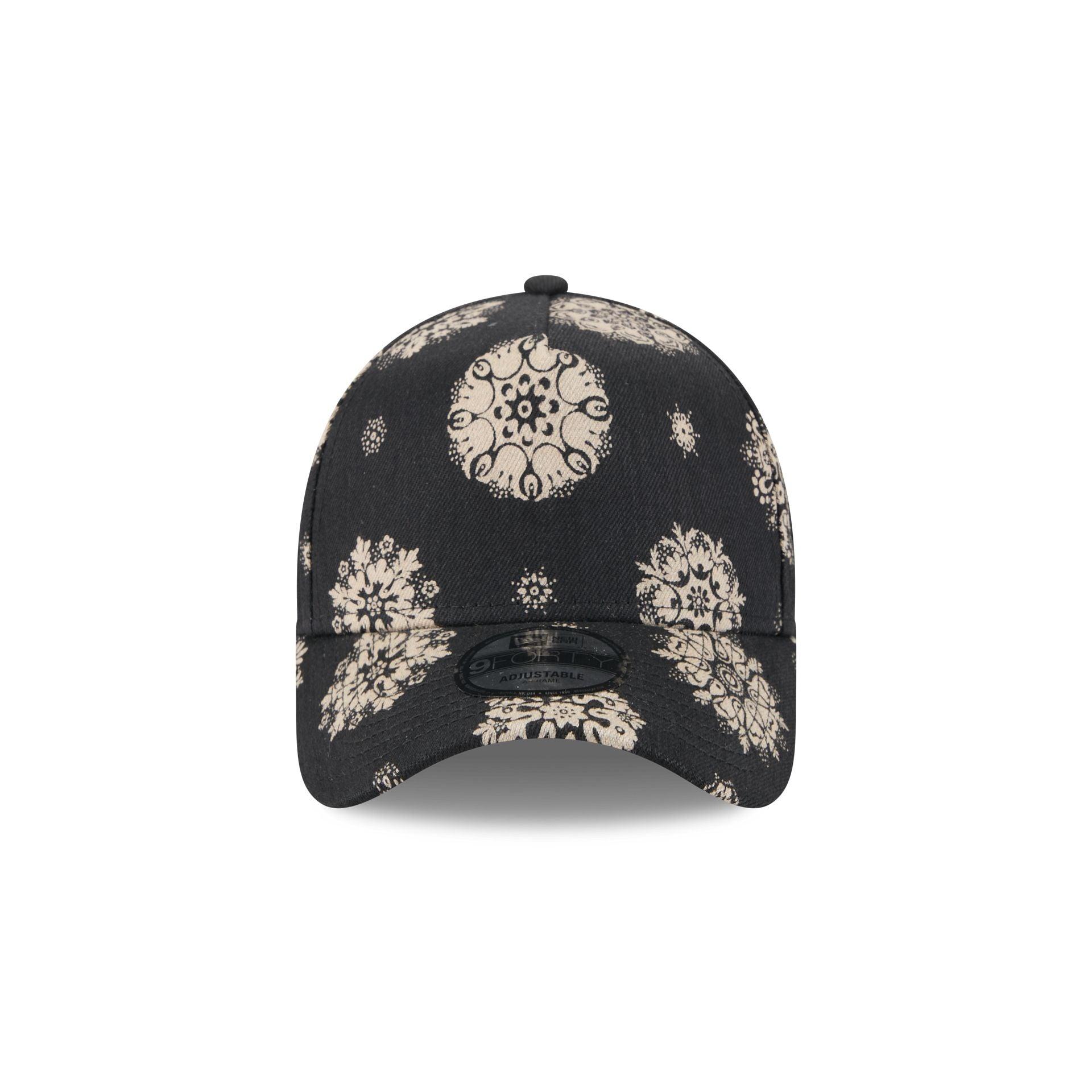 New Era Cap Block Print 9FORTY A-Frame Snapback Hat Male Product Image