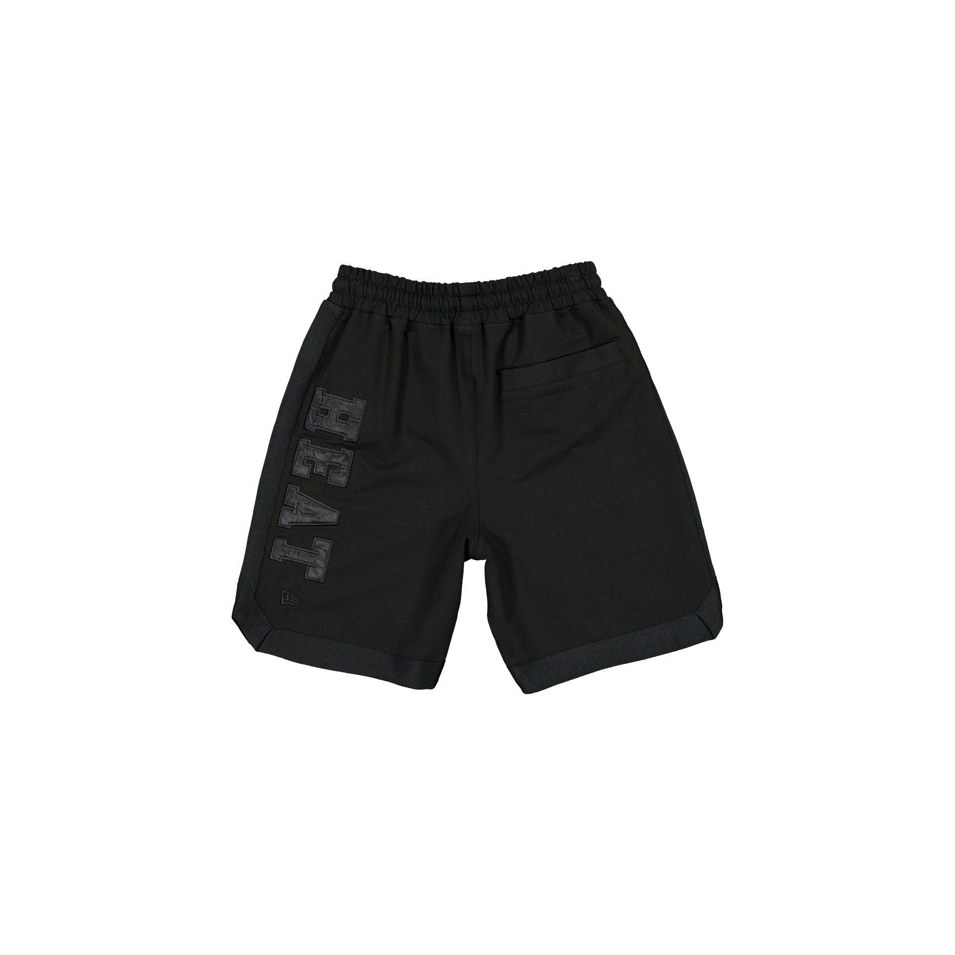 Miami Heat Black on Black Logo Select Shorts Male Product Image