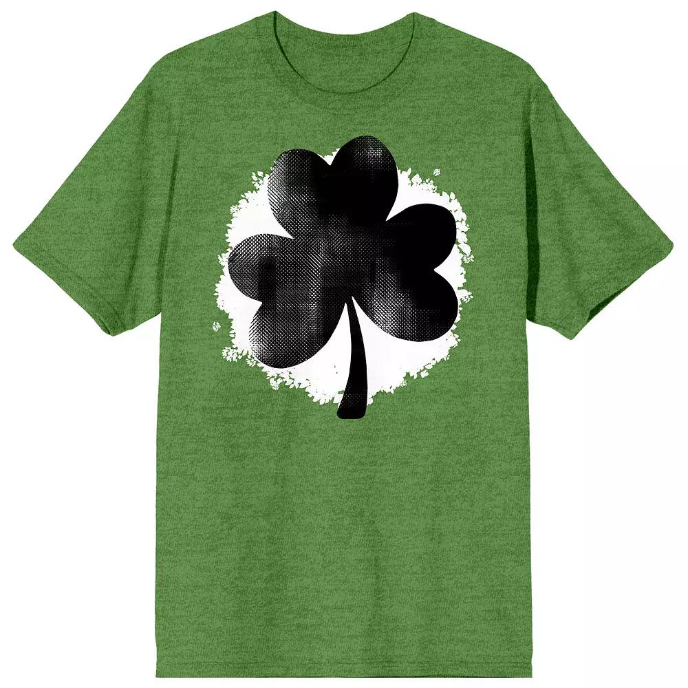 Men's St. Pats Black Cloverleaf Tee,  Product Image