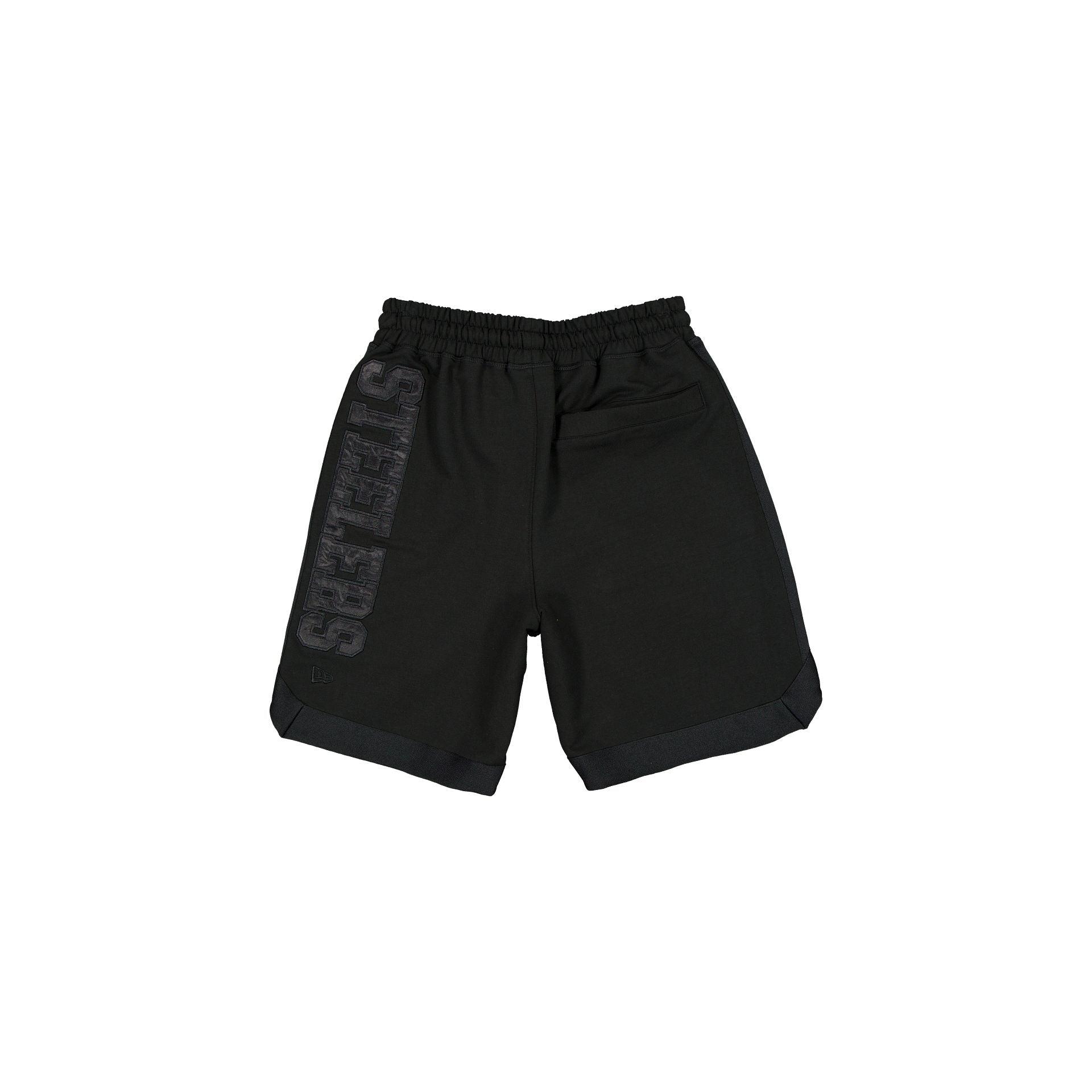 Pittsburgh Steelers Black on Black Logo Select Shorts Male Product Image