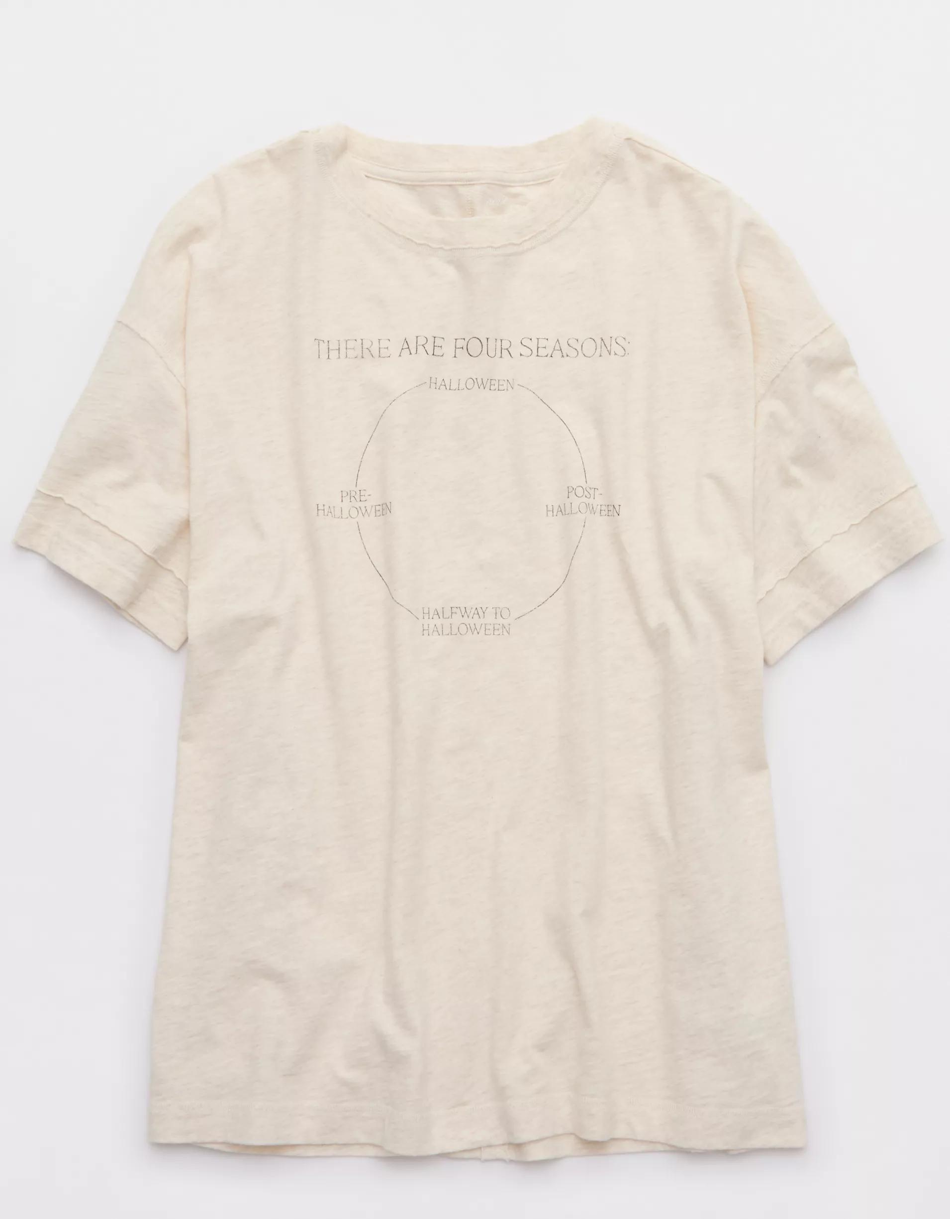 Aerie Oversized Crew Boyfriend T-Shirt Product Image