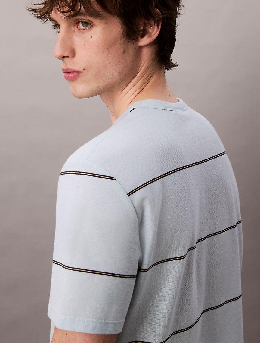 Cotton Stripe Relaxed T-Shirt  Product Image