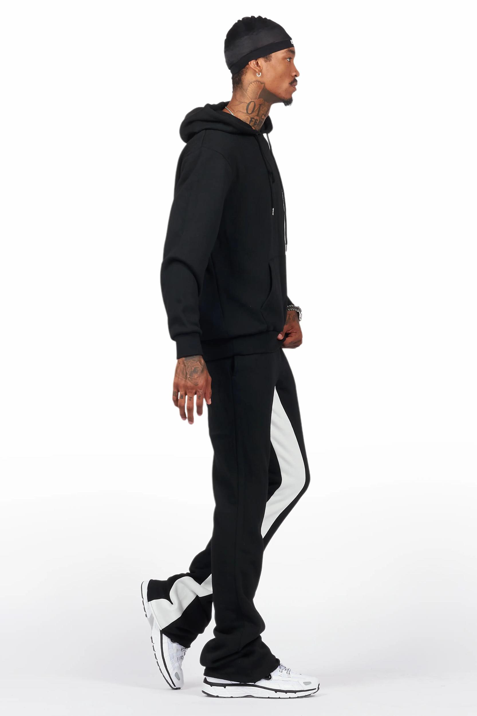 Briggs Black Hoodie/Baggy Fit Pant Set Male Product Image