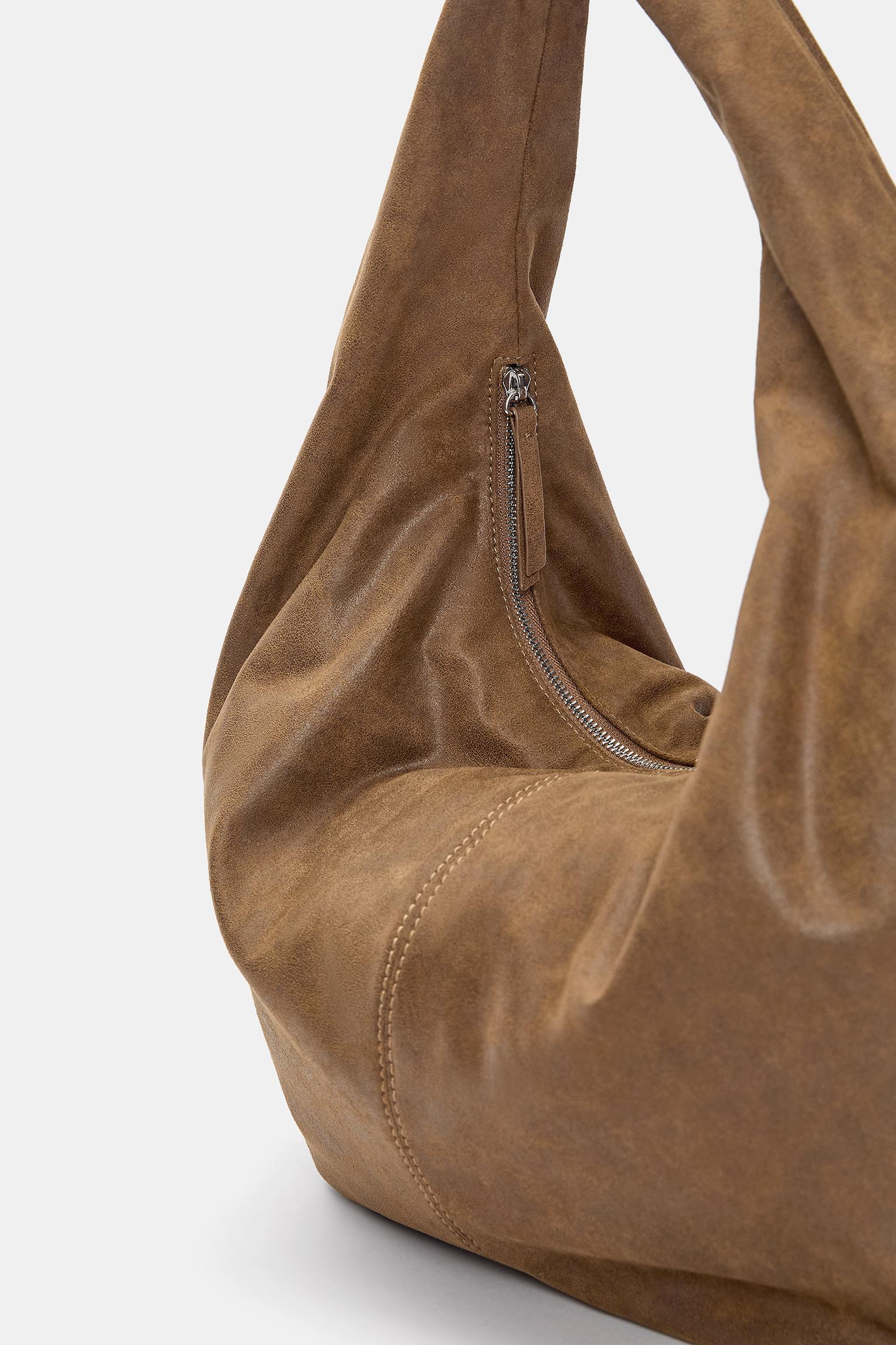 Faux leather shopper bag Product Image