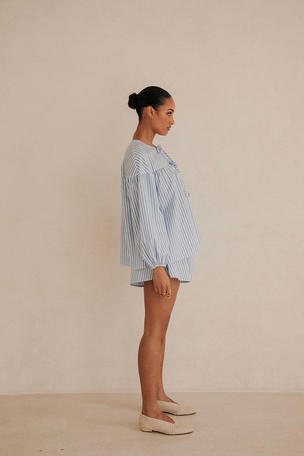 Pennie Top - Blue Product Image