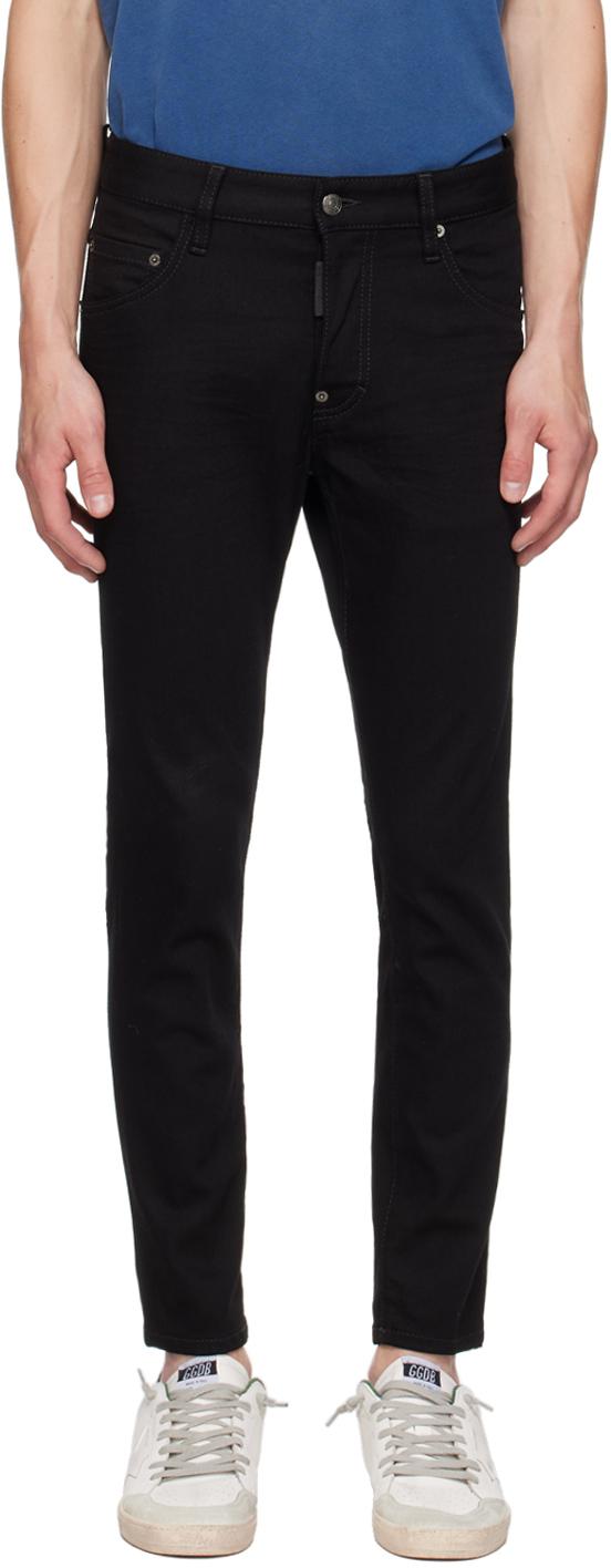 DSQUARED2 Cool Guy Mid-rise Skinny Jeans In Black Product Image