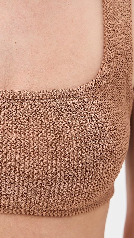 Hunza G Xandra Bikini Top | Shopbop Product Image