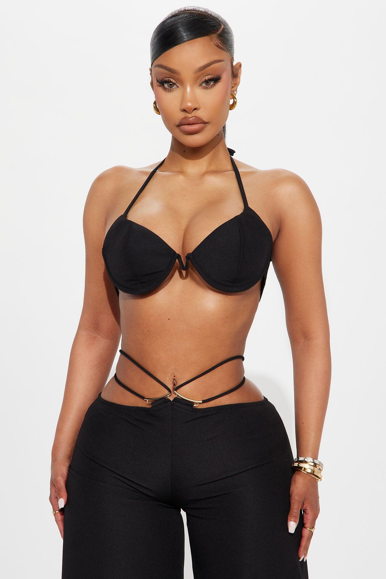 Keep It Low Key Pant Set - Black Female Product Image