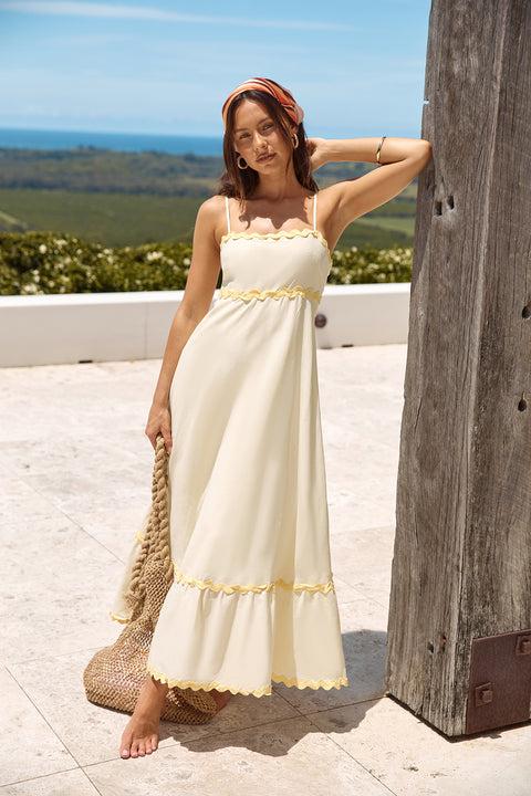 Fully Invested Maxi Dress Yellow Product Image