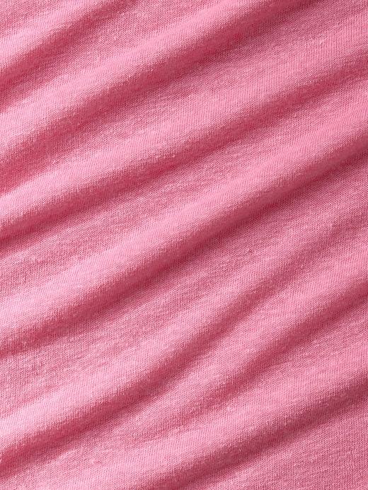 Getaway Linen Blend V-Neck Tee Product Image