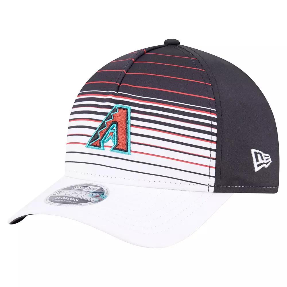 Men's New Era Black Arizona Diamondbacks Gradient 9FORTY M-Crown Adjustable Hat Product Image