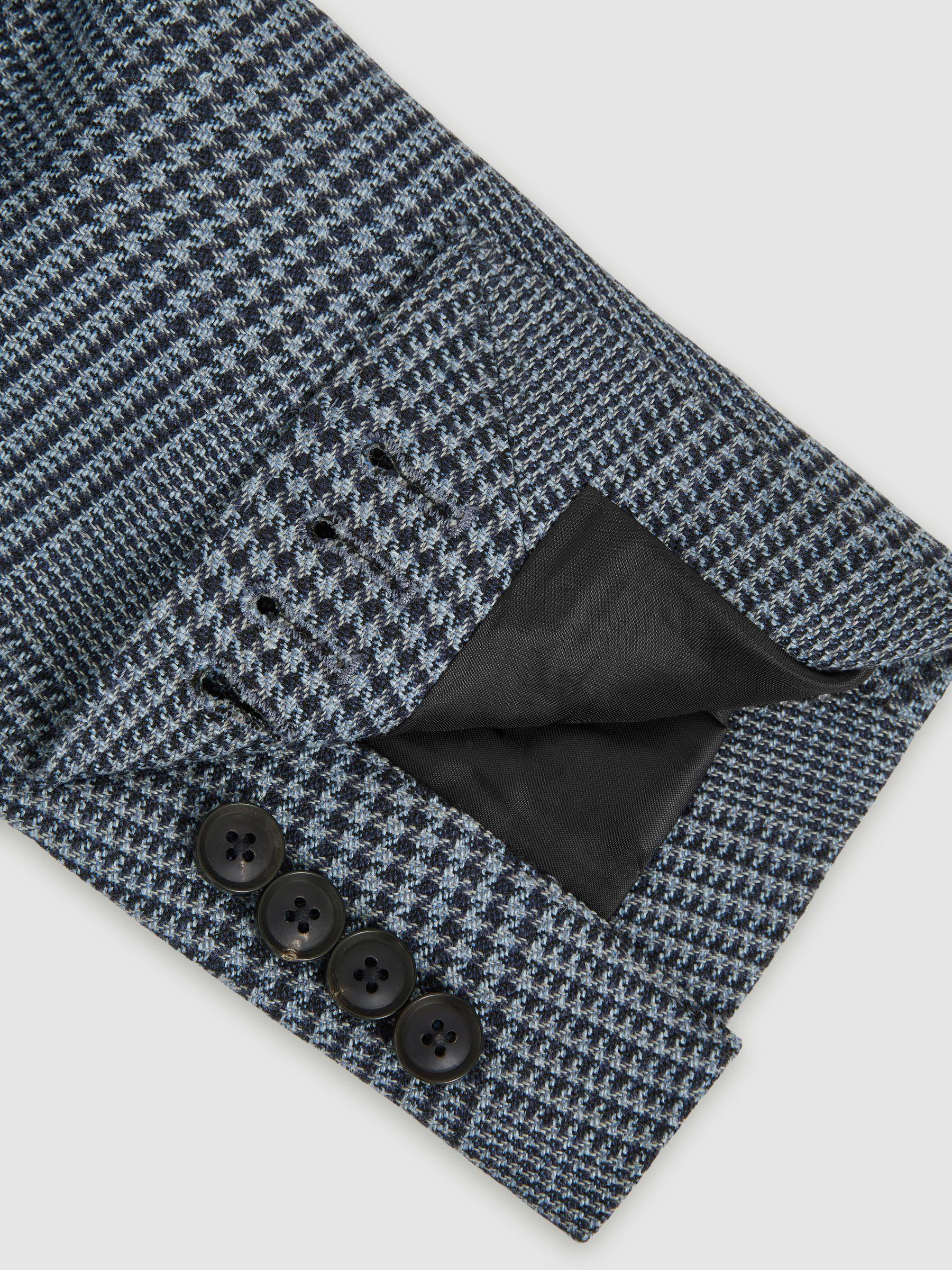 Single-Breasted Stretch Suit Blazer Slim-Fit in Stone Product Image