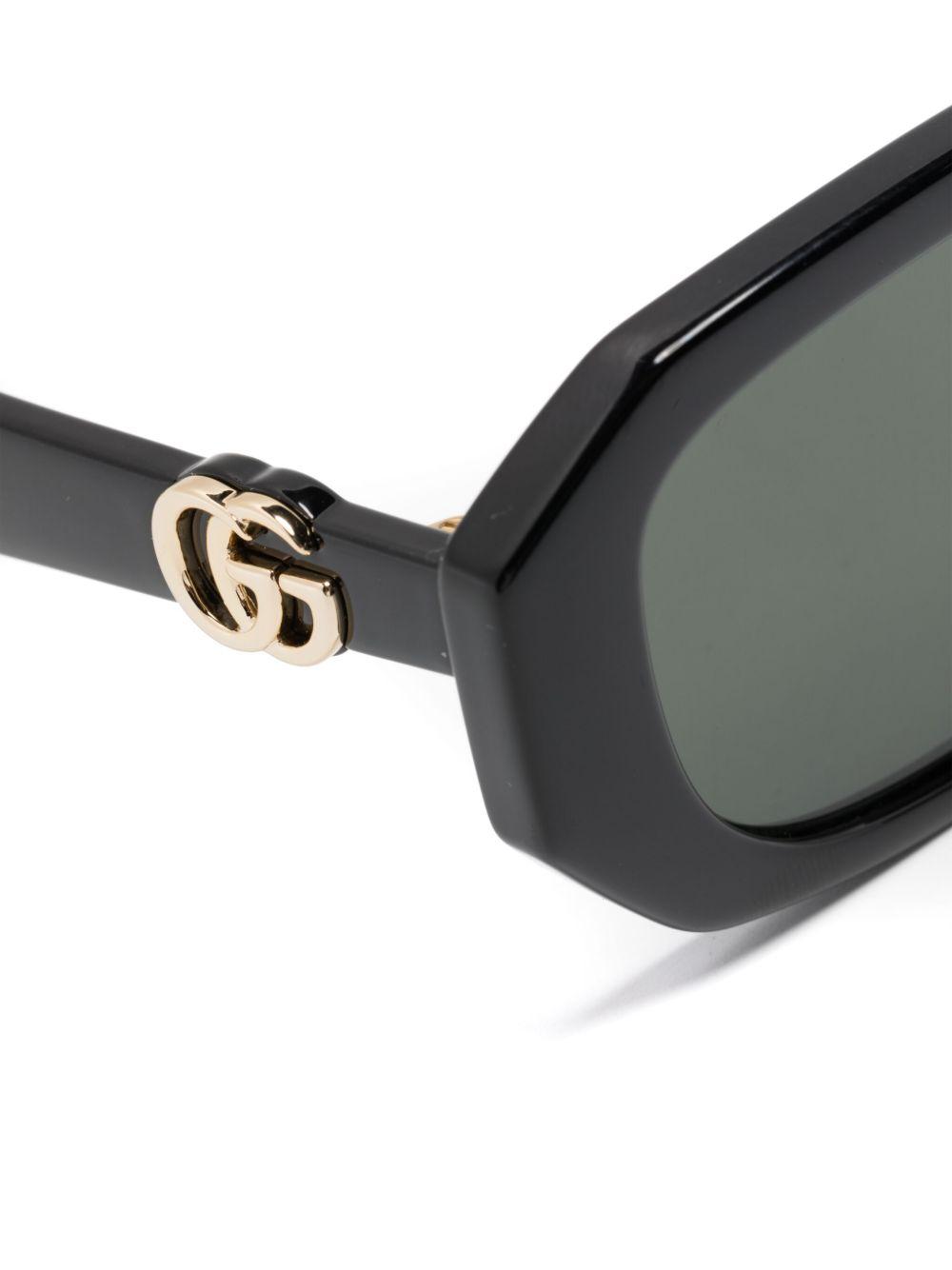 Double-G geometric-frame sunglasses Product Image