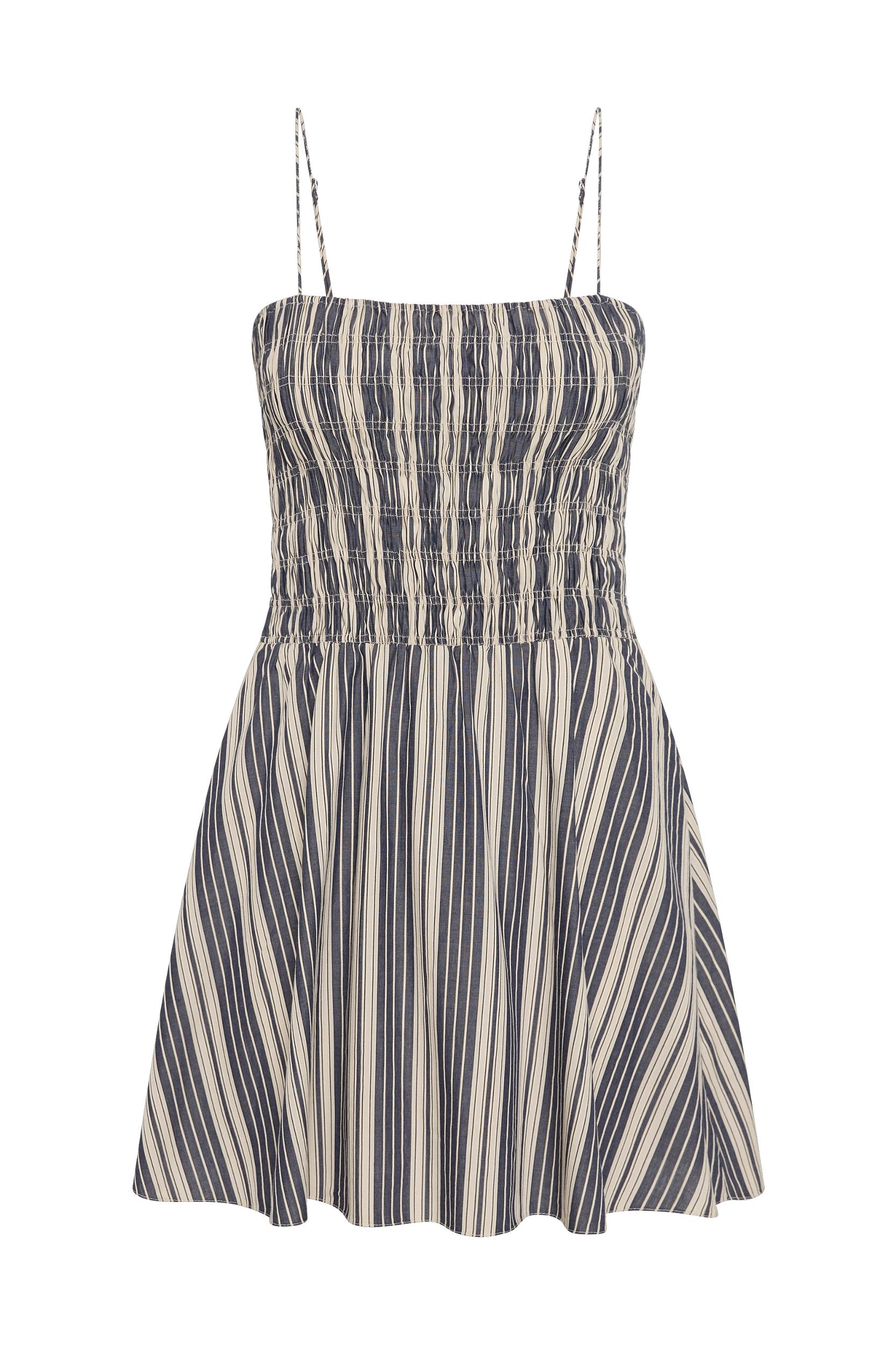 Corah Mini Dress Antique Navy Stripe - Final Sale Product Image