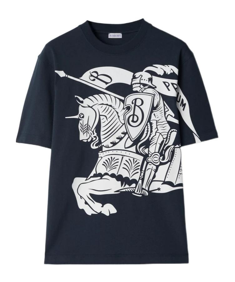 Equestrian Knight-print cotton T-shirt Product Image