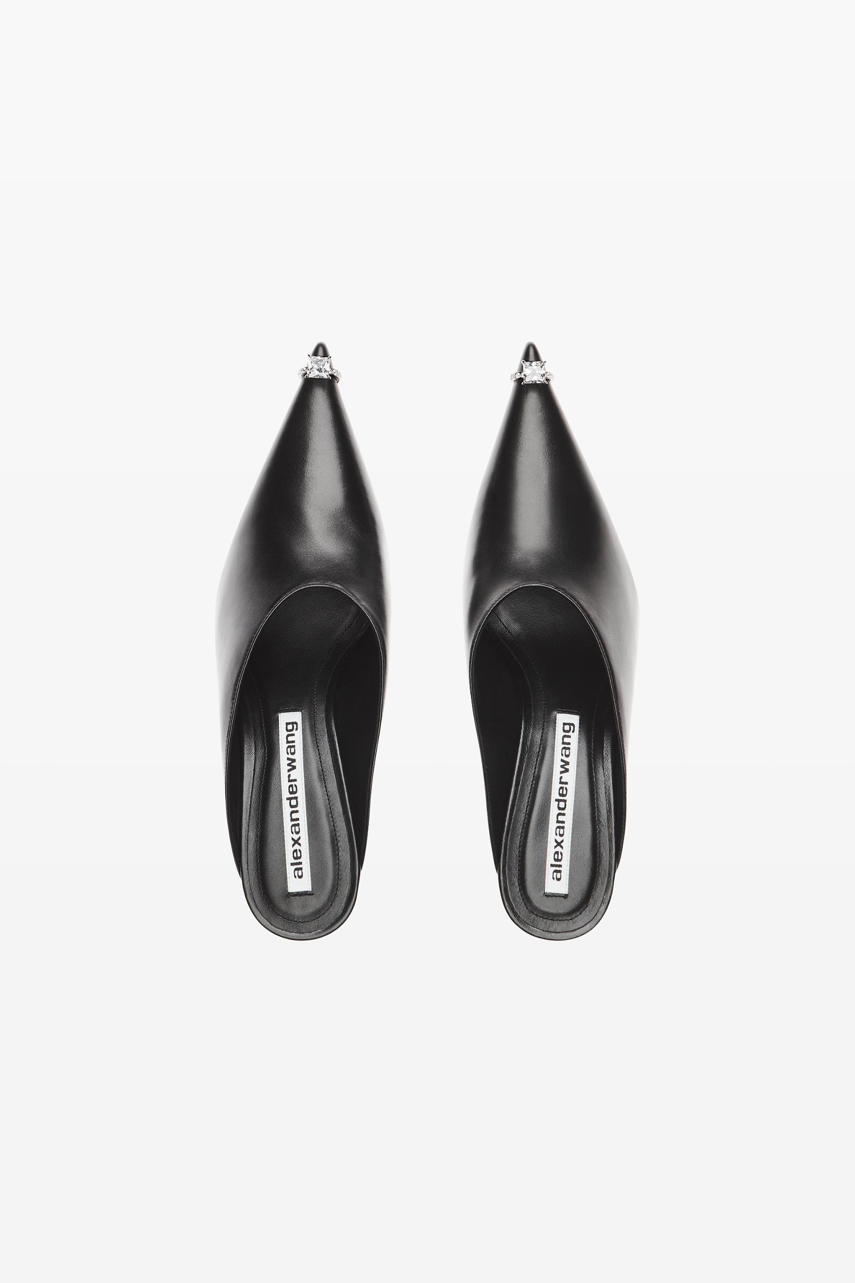 Akilita Ring Mule In Leather 65mm Product Image