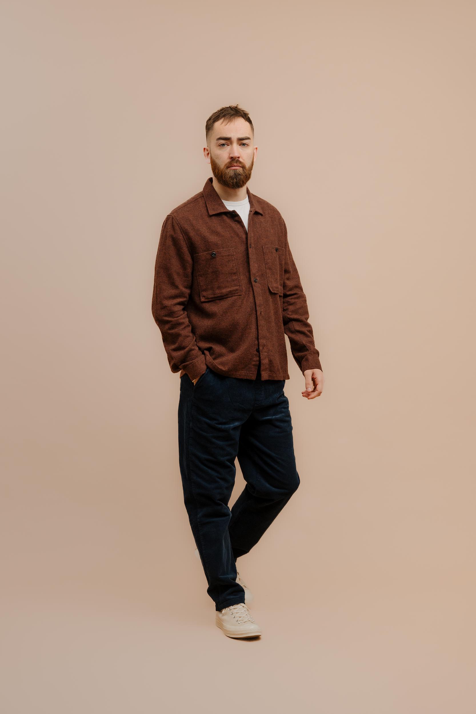 Archive Brushed Form Overshirt Product Image