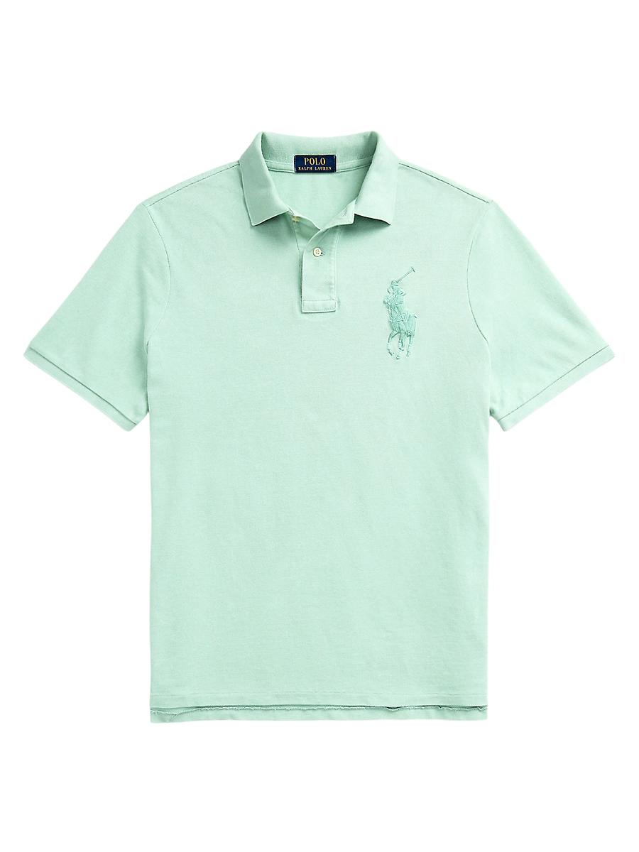 Mens Polo Bear Cotton-Blend Polo Shirt Product Image