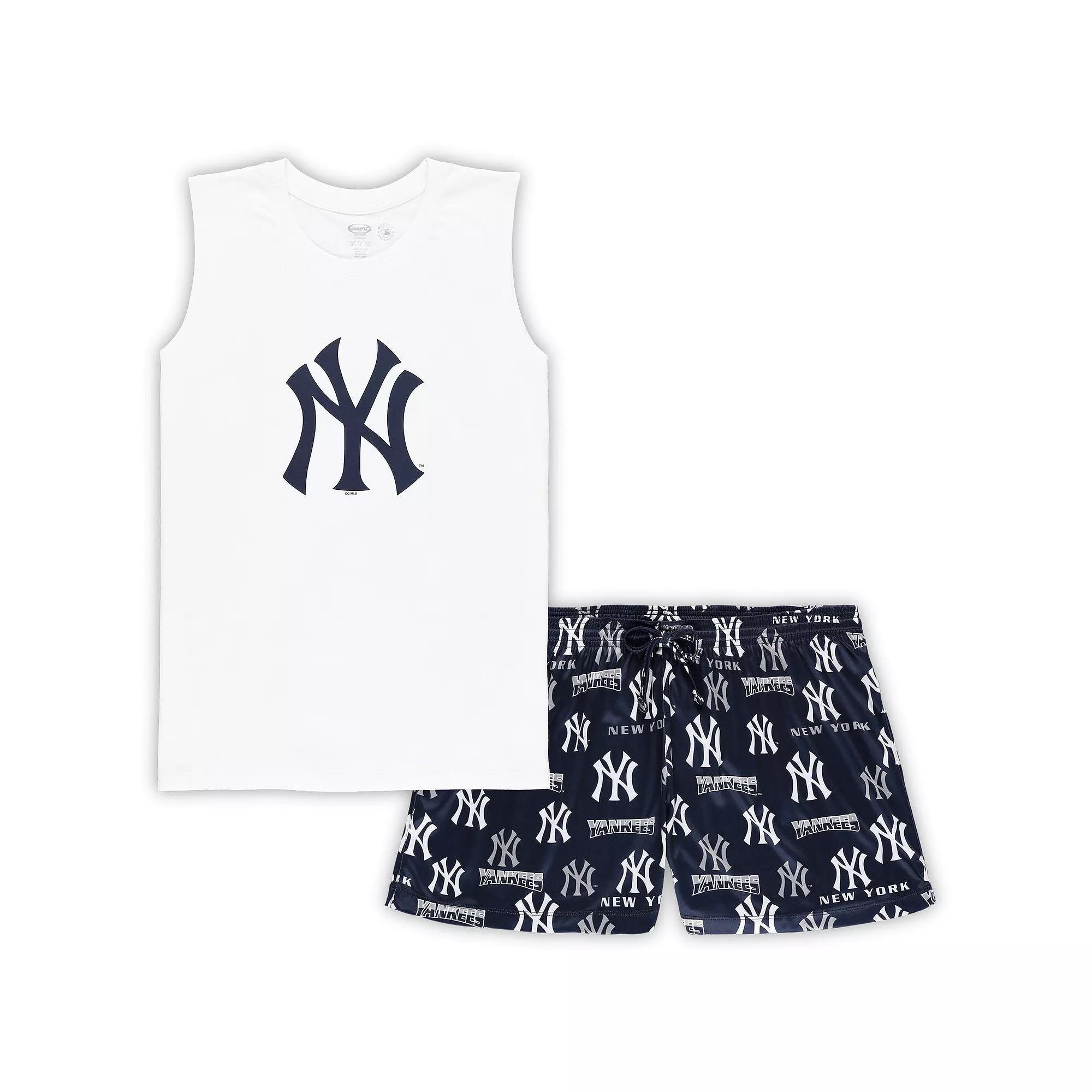 Women's Concepts Sport White/Navy New York Yankees Plus  Product Image