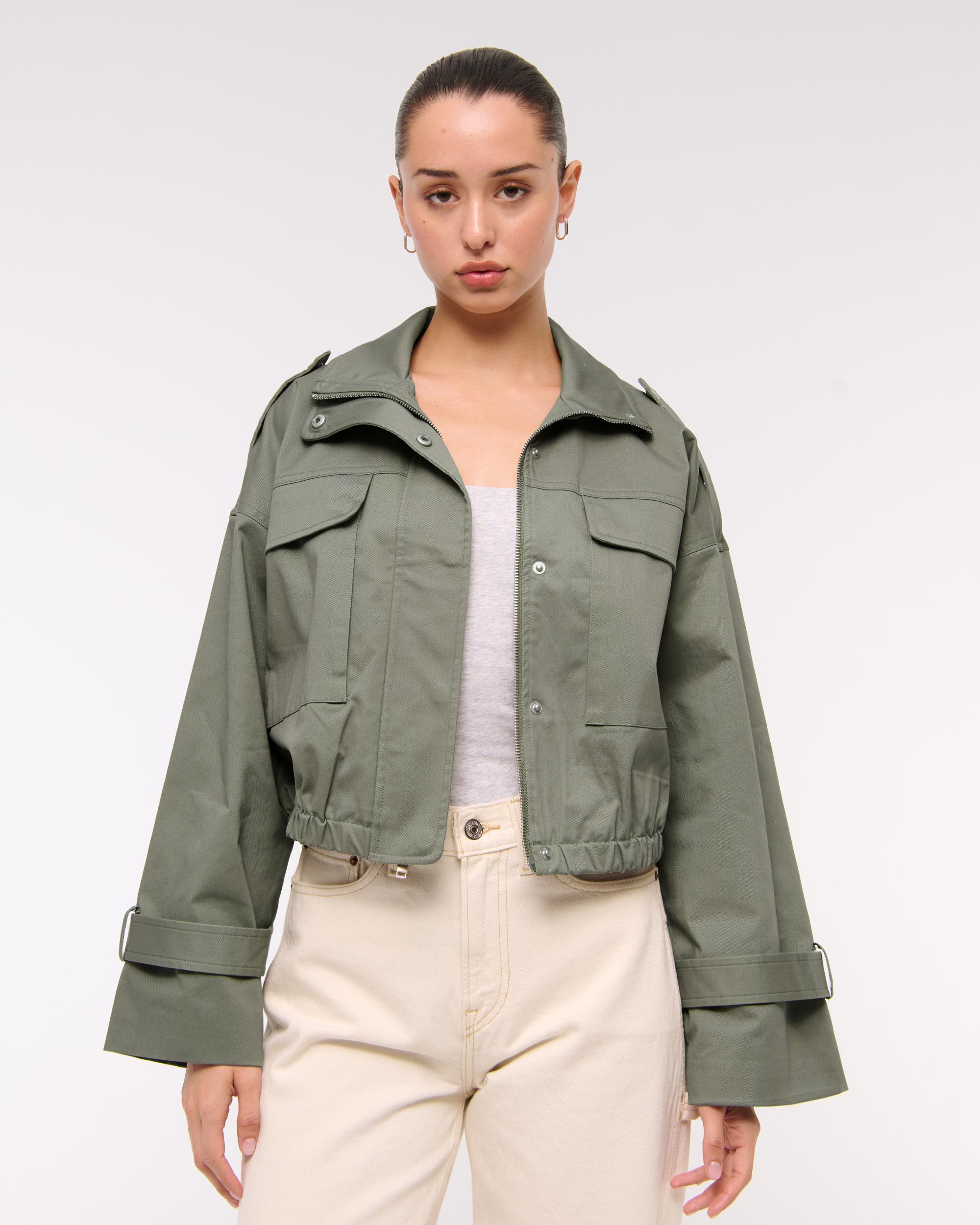 Lightweight Cinched Utility Jacket Product Image