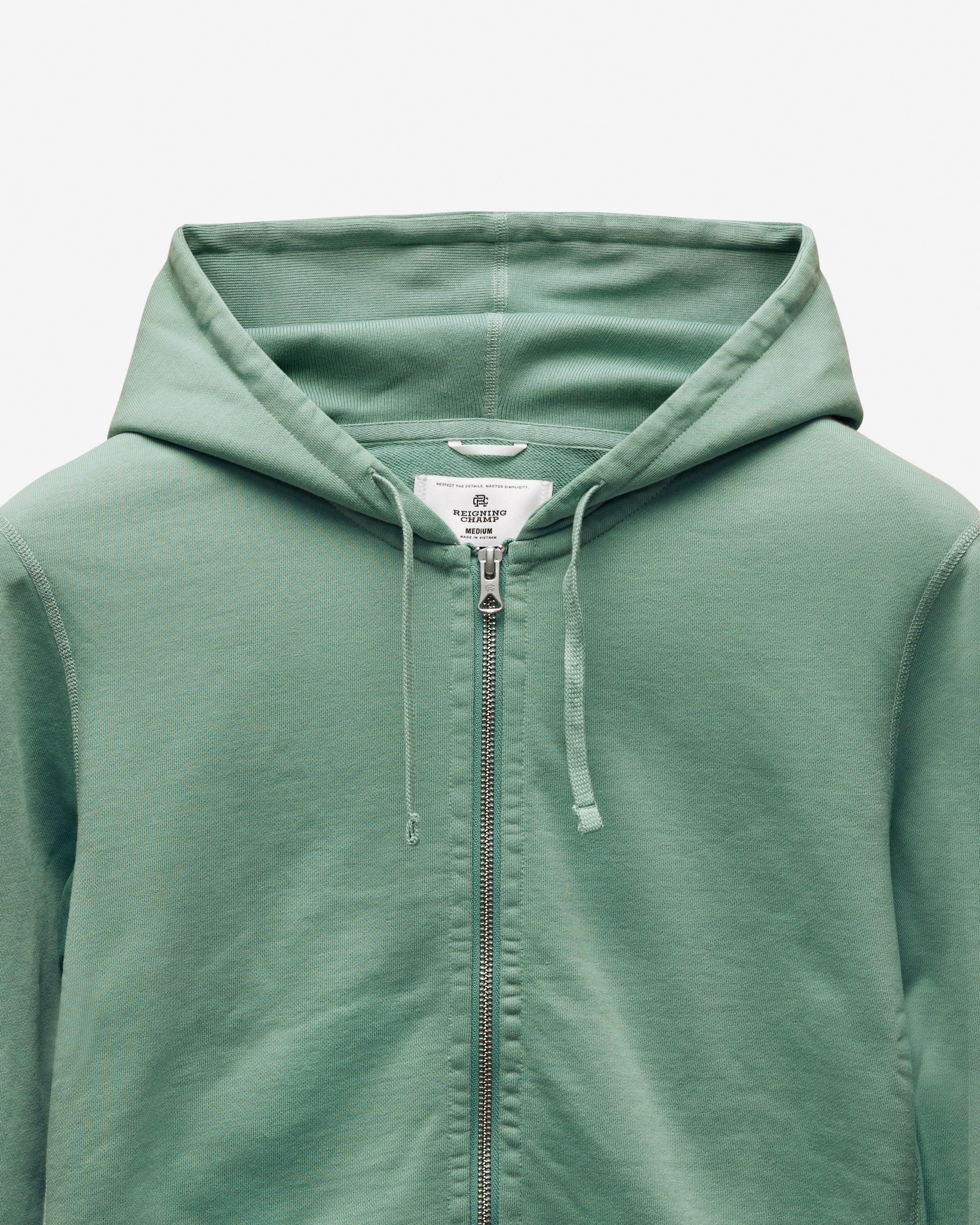 Midweight Terry Slim Zip Hoodie Male Product Image