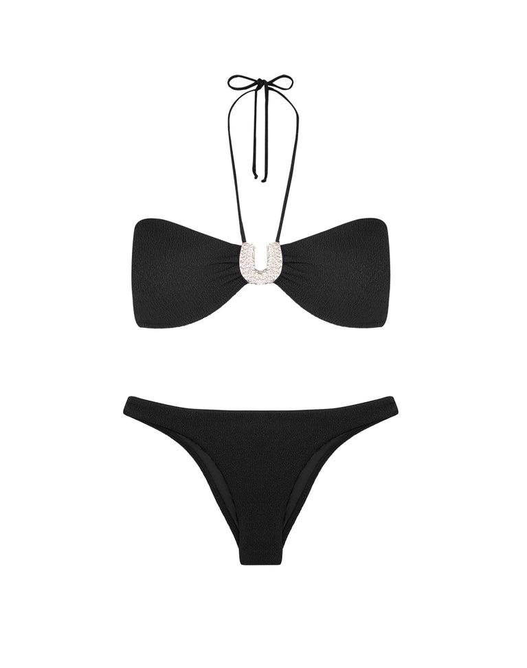 Firenze Sami Bandeau Top - Black Product Image