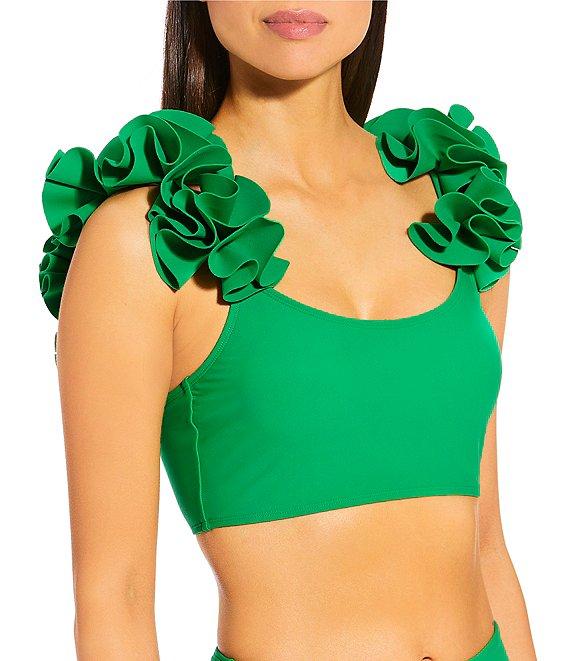 Antonio Melani Solid High Waisted Swim Bottom Product Image