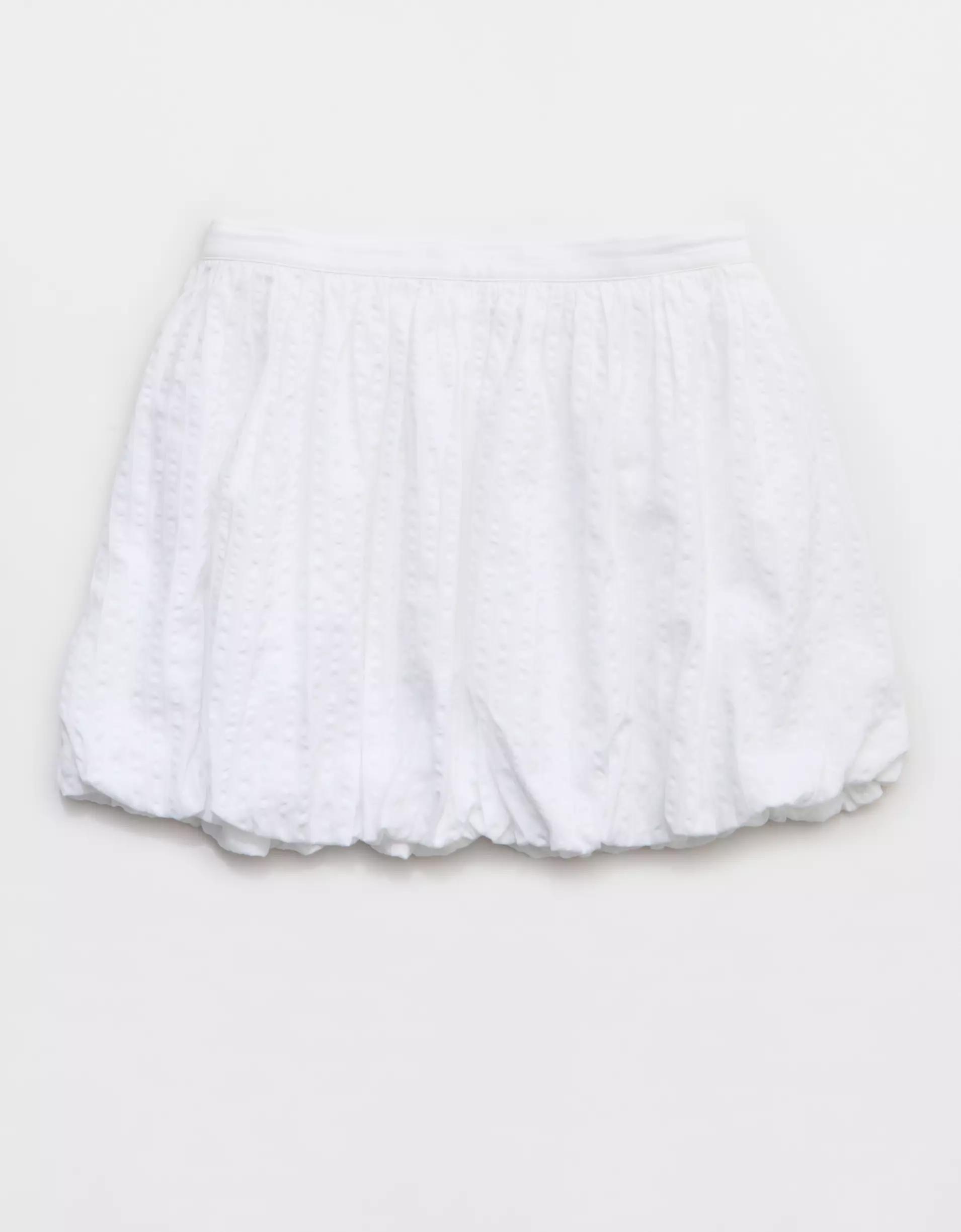 Aerie Seersucker Bubble Mini Skirt Women's Product Image