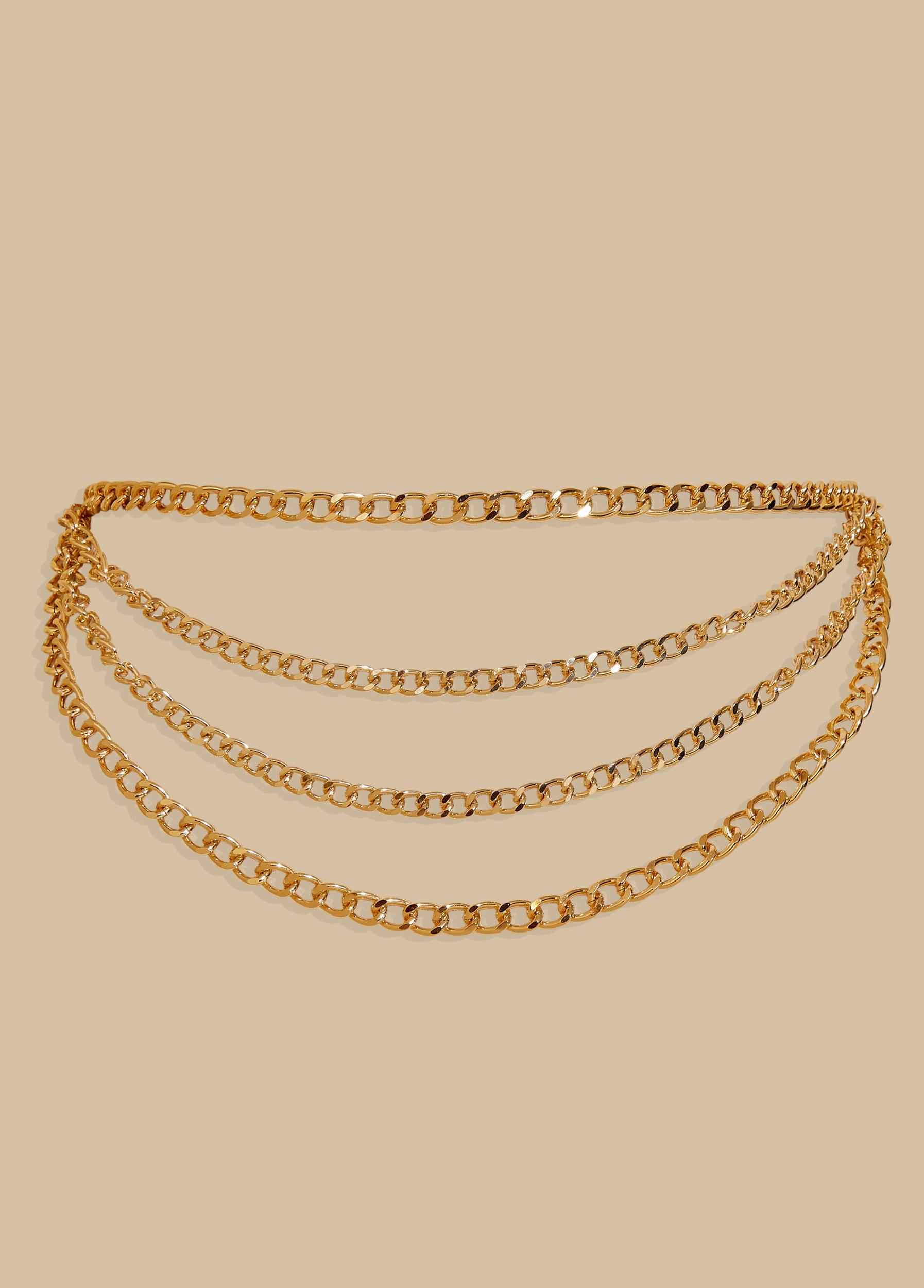 Layered Tone Chain Belt Product Image