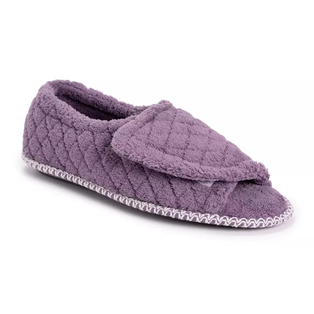 MUK LUKS Women's Peep-Toe Slippers,  Product Image