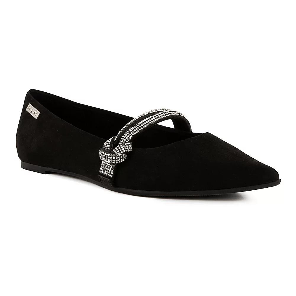 sugar Lingo Women's Rhinestone Flats,  Product Image