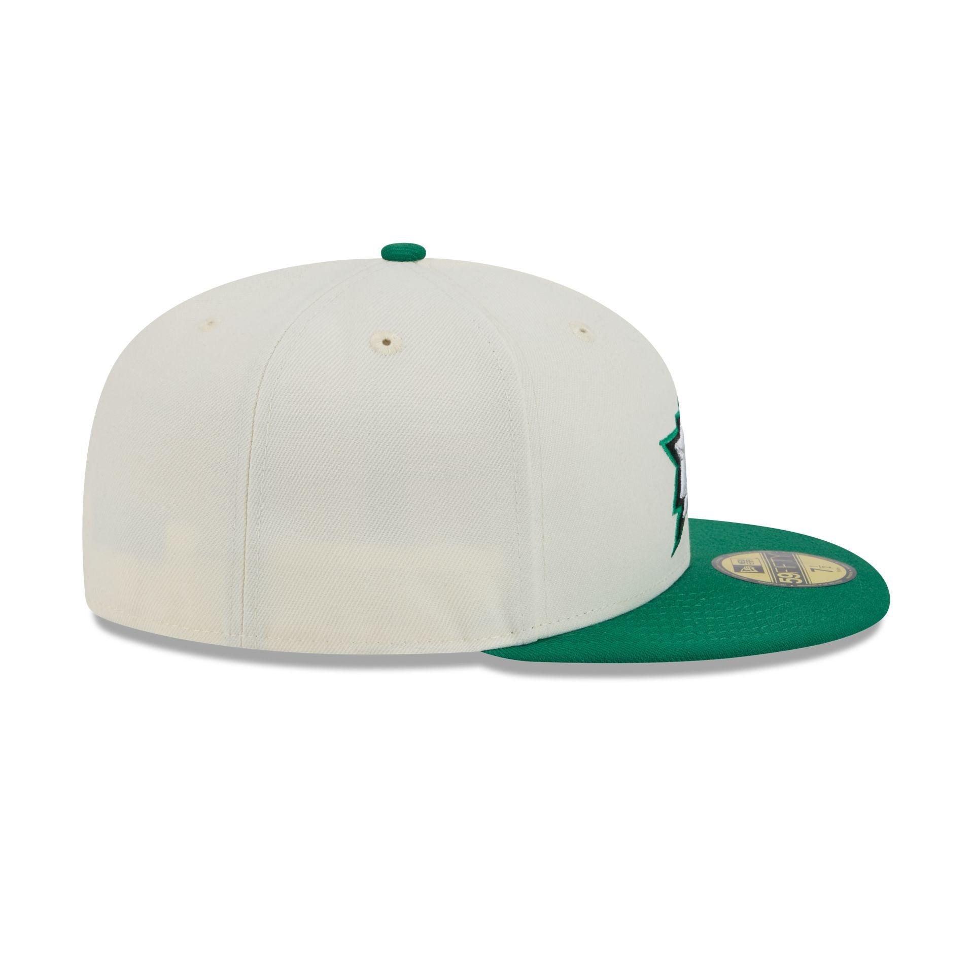 Dallas Stars Chrome White 59FIFTY Fitted Hat Male Product Image
