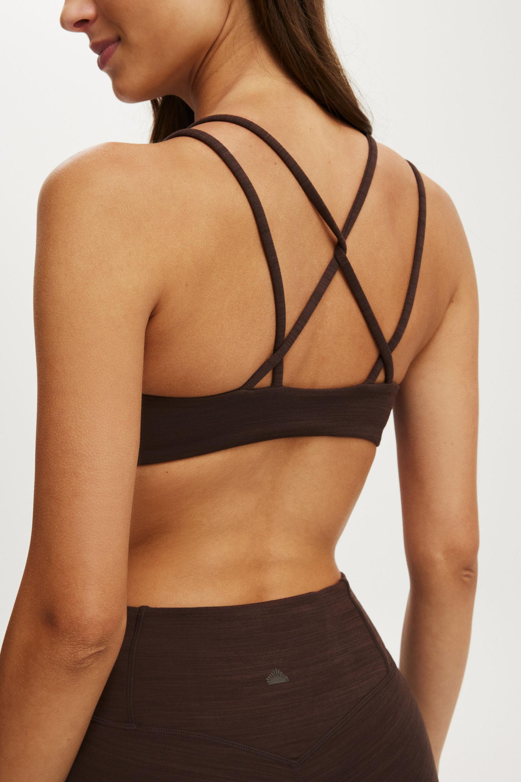 Ultra Soft Scrunch Front Strappy Crop Product Image