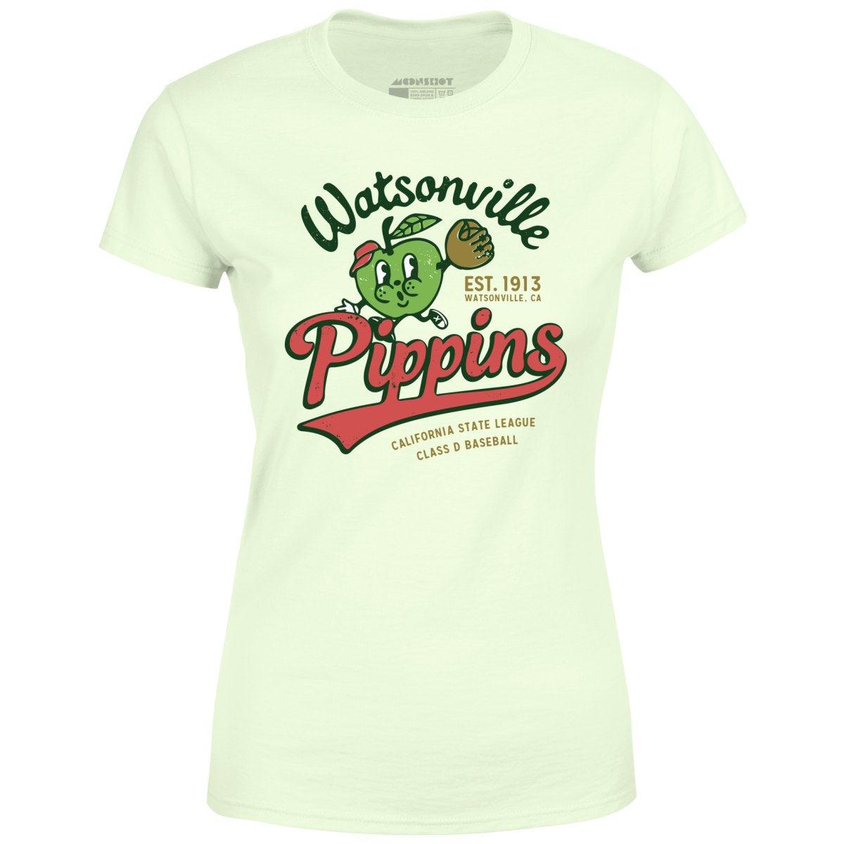 Watsonville Pippins - California - Vintage Defunct Baseball Teams - Women's T-Shirt Female Product Image