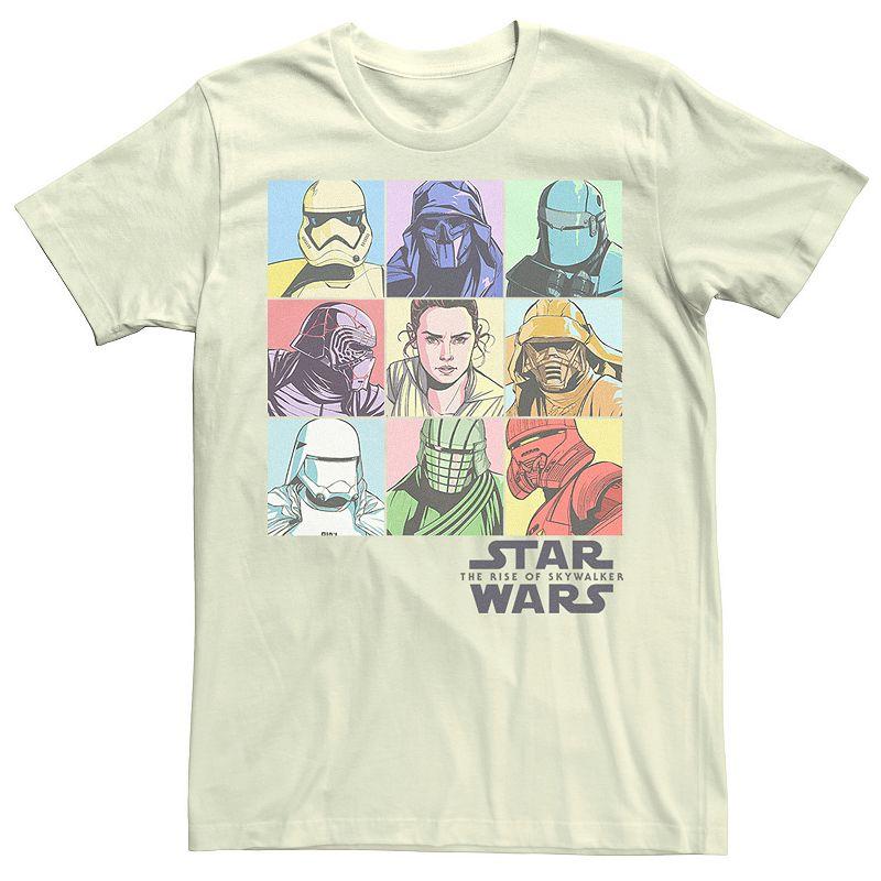 Men's Star Wars The Rise of Skywalker Pastel Character Bingo Graphic Tee,  Product Image