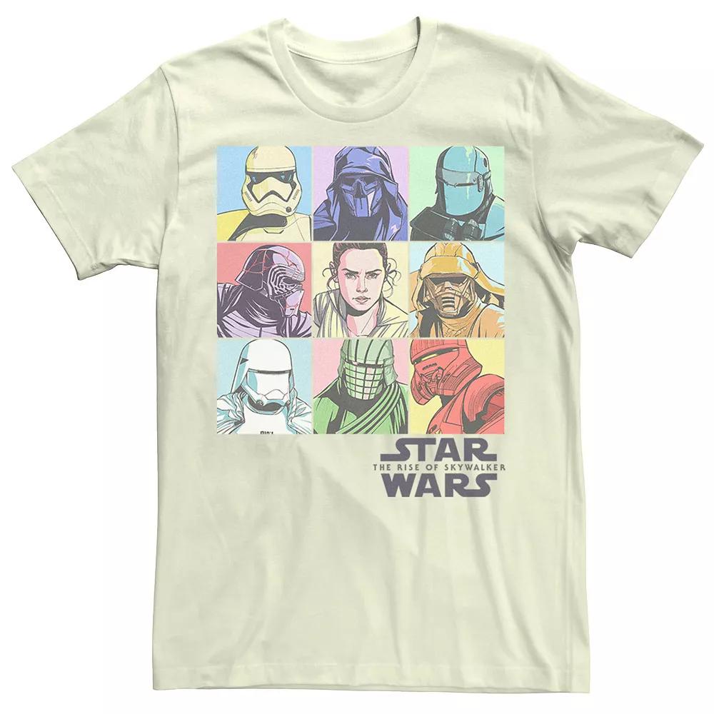 Men's Star Wars The Rise of Skywalker Pastel Character Bingo Graphic Tee,  Product Image