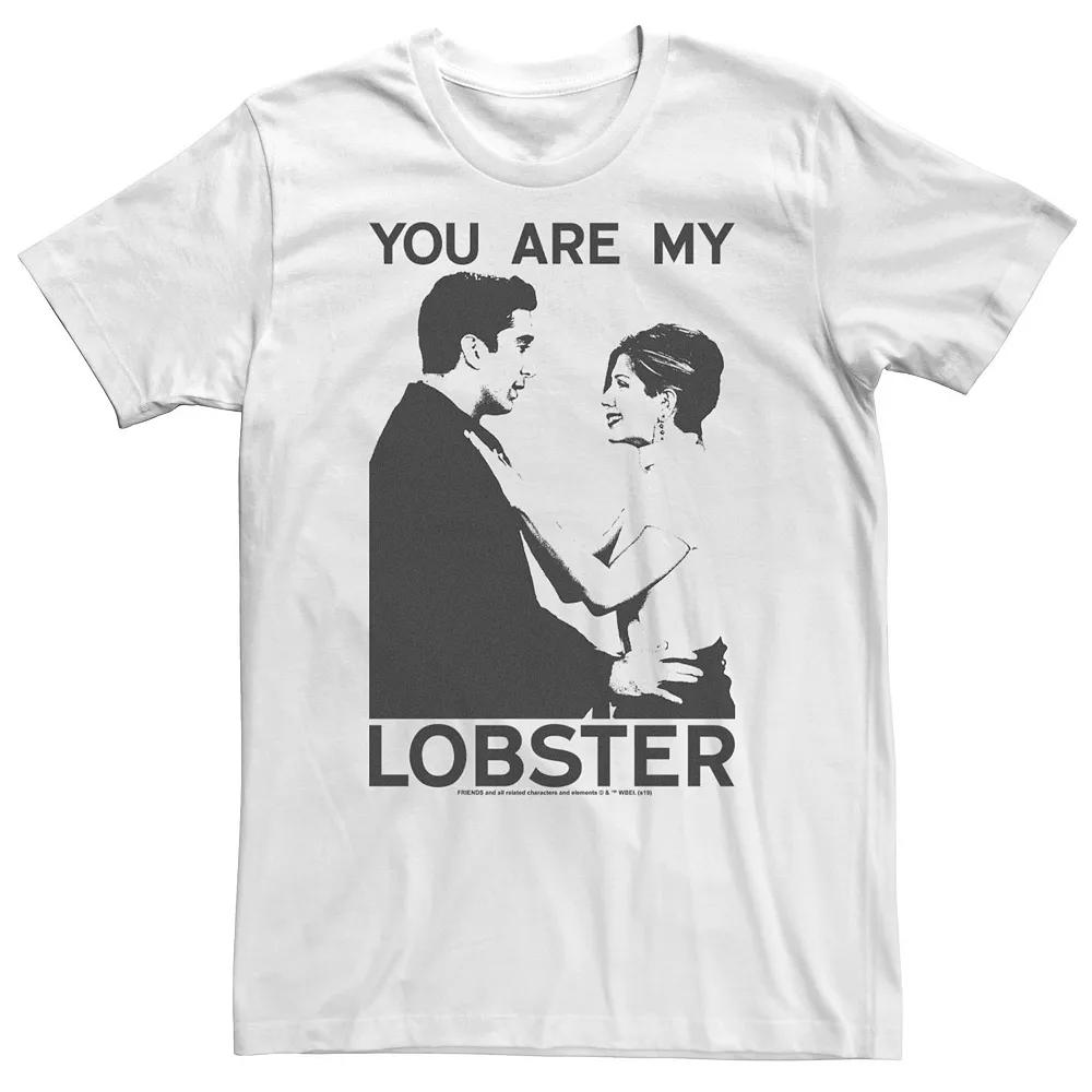 Big & Tall Friends Ross And Rachel You Are My Lobster Tee, Men's,  Product Image