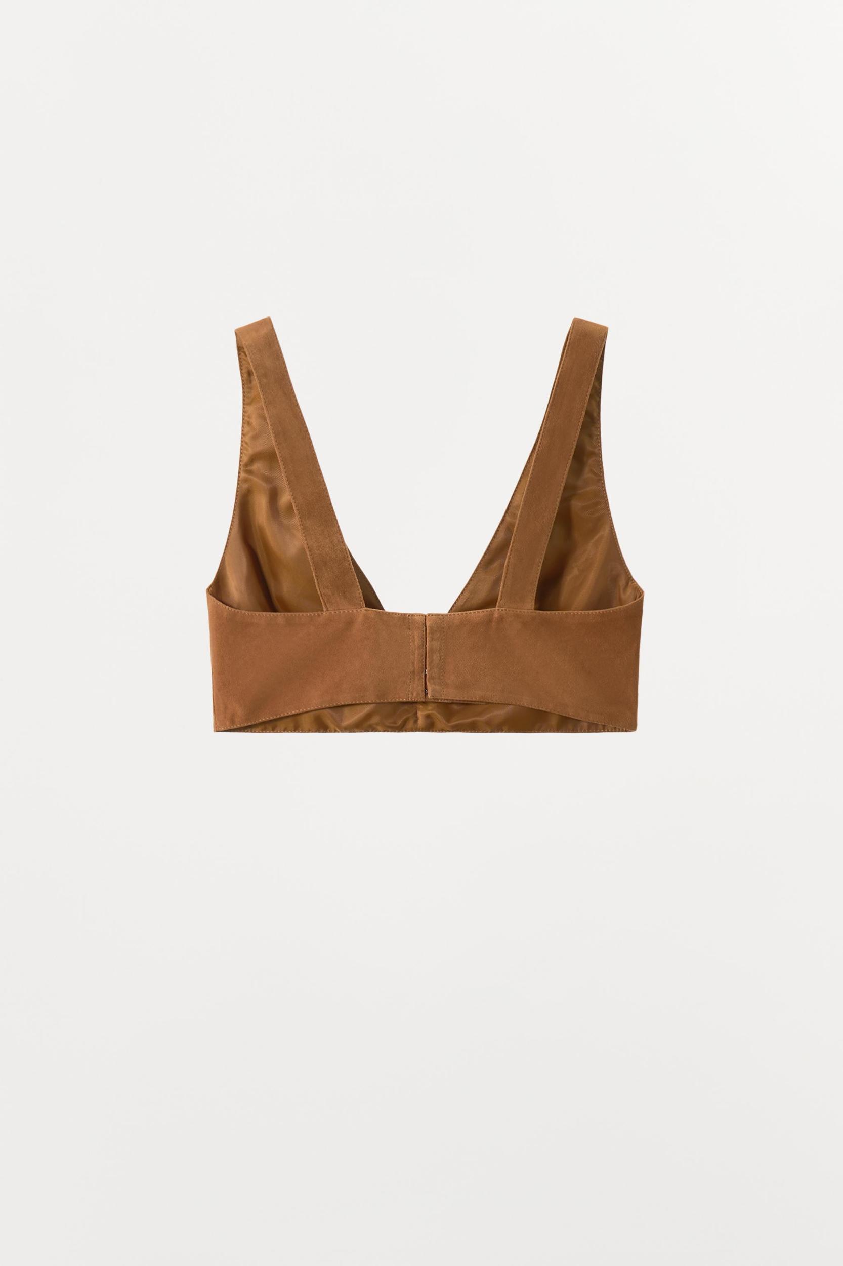 100% SUEDE TIE TOP Product Image